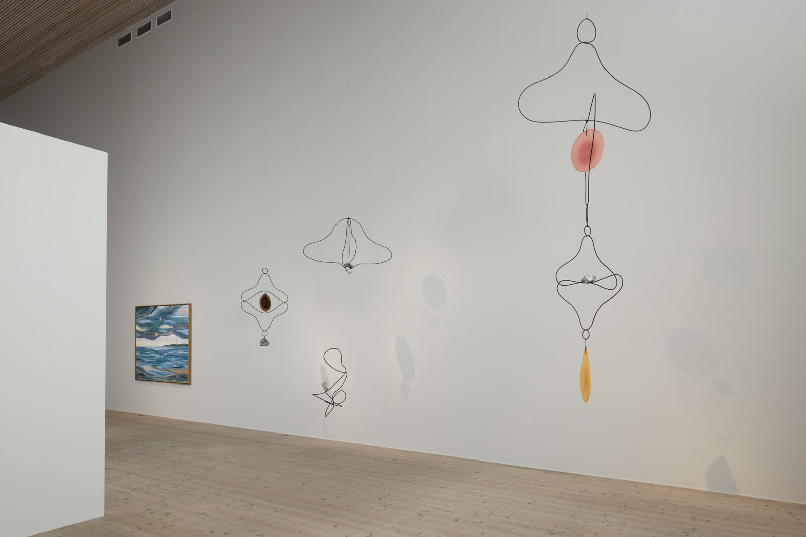 Carin Ellberg Installation view, It May Be Something the Sea Lays at My Feet, The Nordic Watercolour Museum, Skärhamn, Sweden, 2022
