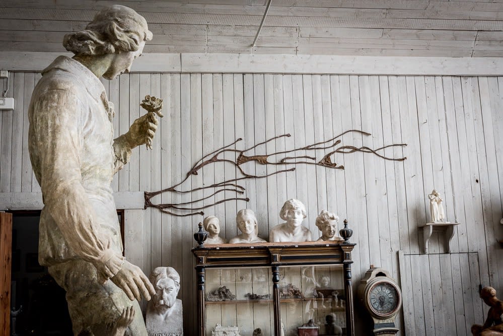 Carin Ellberg Installation view, Mother of Pearl, Carl Eldhs Ateljémuseum, Stockholm, Sweden, 2018