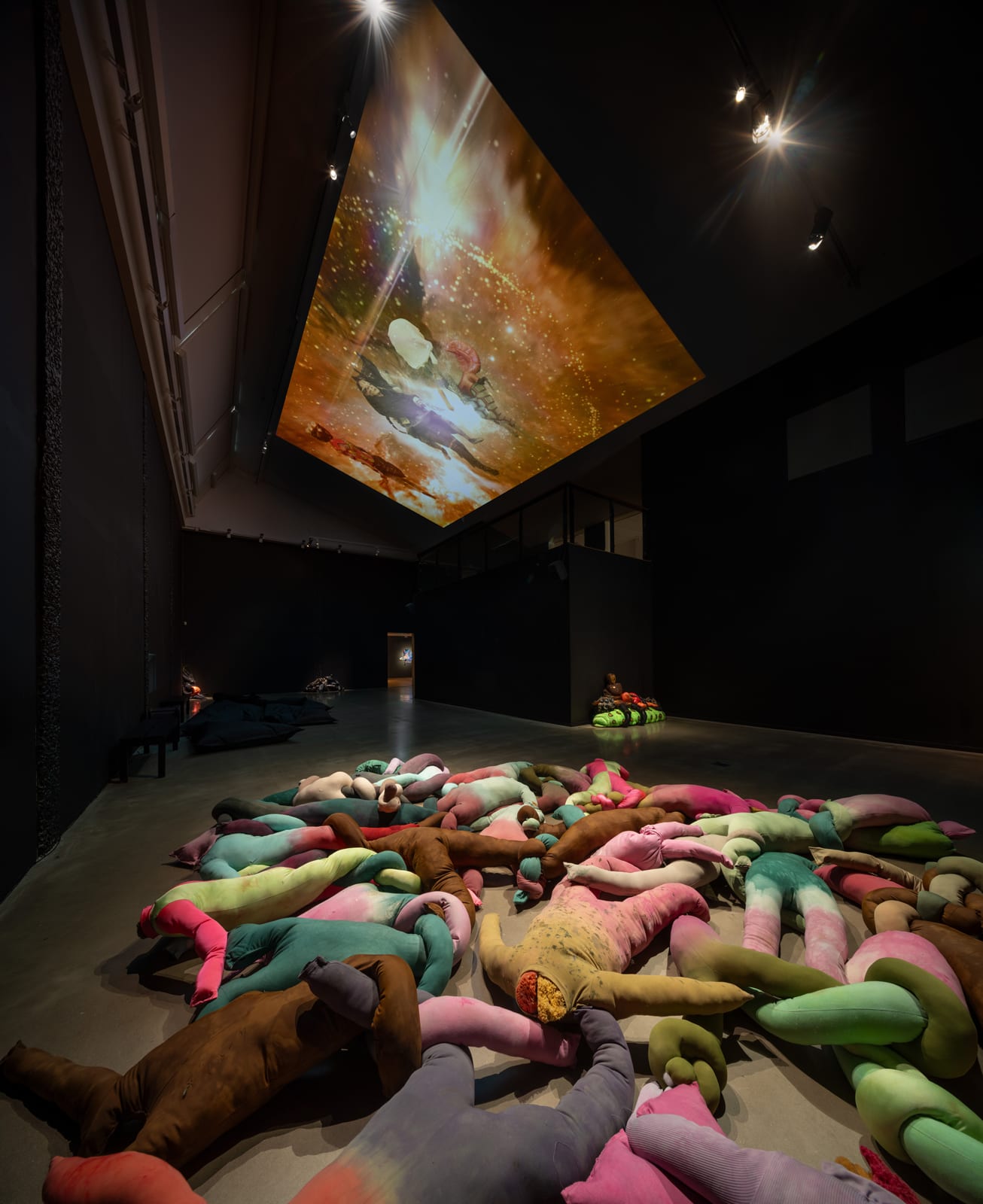 Cecilia Bengolea Installation view, Tension, Please!, duo exhibition with Lilibeth Cuenca Rasmussen, Borås Konstmuseum, Borås, Sweden, 2025