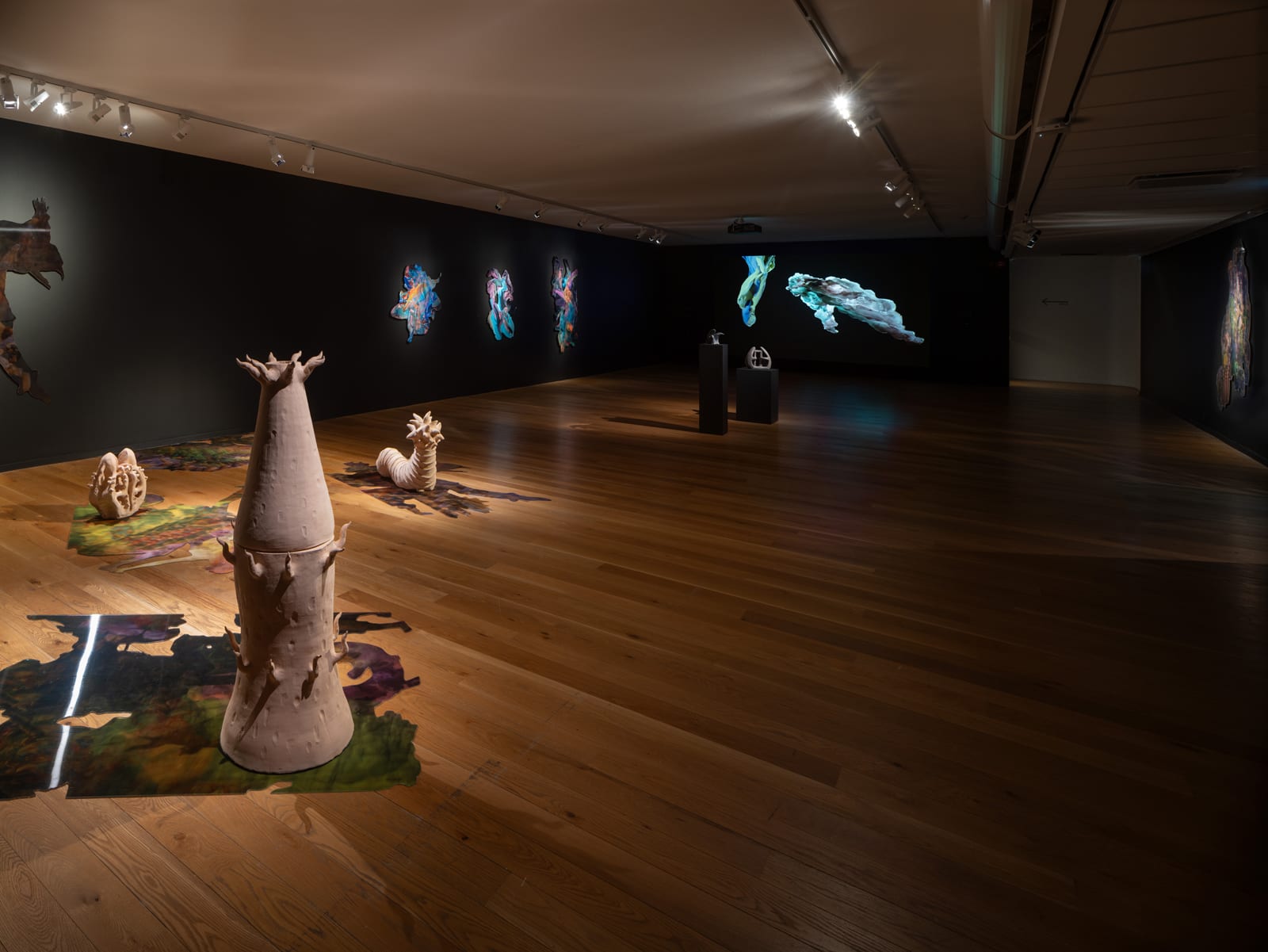 Cecilia Bengolea Installation view, Tension, Please!, duo exhibition with Lilibeth Cuenca Rasmussen, Borås Konstmuseum, Borås, Sweden, 2025