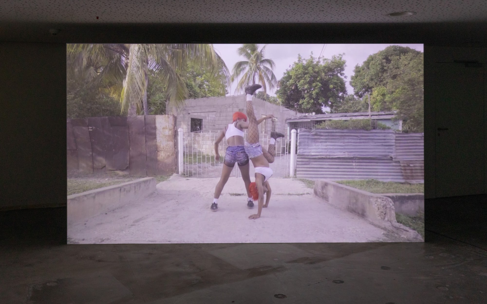 Cecilia Bengolea Installation view 'Shelly Belly inna Real Life' at Art Basel Parcours, Basel, 2021. © Art Basel