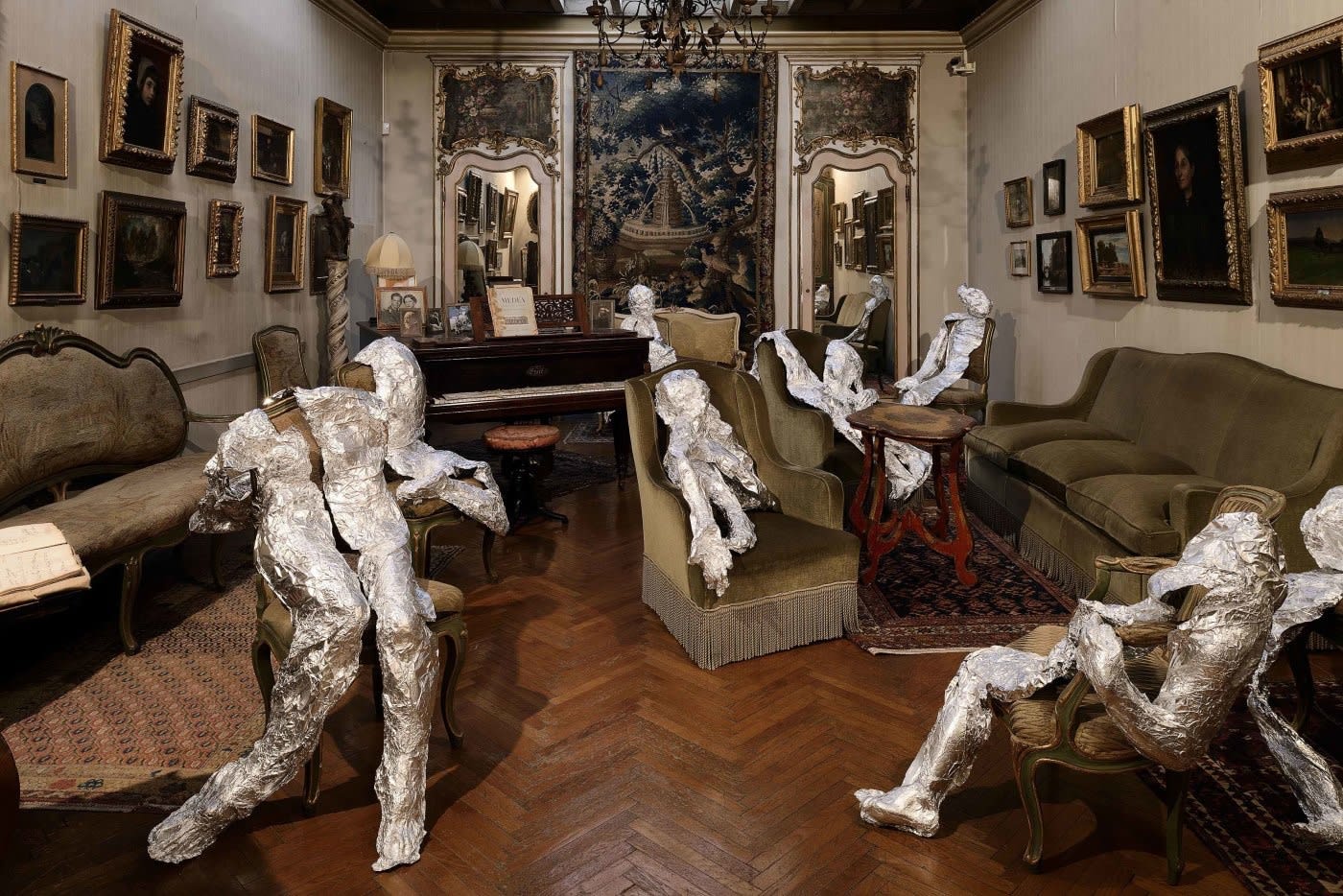 Martín Soto Climent Installation view at Museo Pietro Canonica a Villa Borghese, Rome