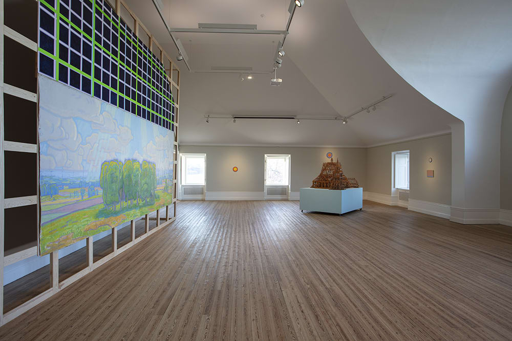 Matts Leiderstam Installation view, The Sun Picture – Matts Leiderstam, Prince Eugen’s Altar Piece, and the Move of Kiruna Church, Prins Eugens Waldemarsudde, Stockholm, Sweden, 2025