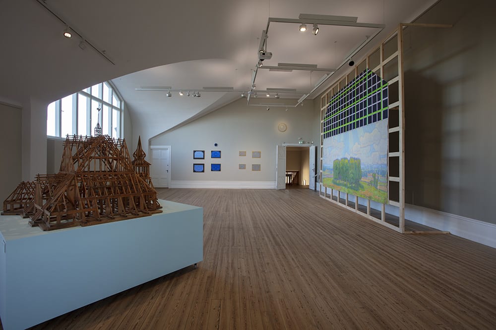 Matts Leiderstam Installation view, The Sun Picture – Matts Leiderstam, Prince Eugen’s Altar Piece, and the Move of Kiruna Church, Prins Eugens Waldemarsudde, Stockholm, Sweden, 2025