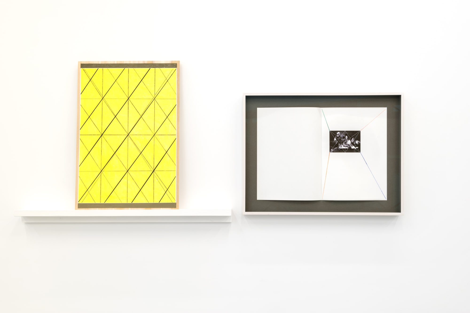 Matts Leiderstam Installation view 'Seen Through the Grid', Andréhn-Schiptjenko, Paris, France, 2021