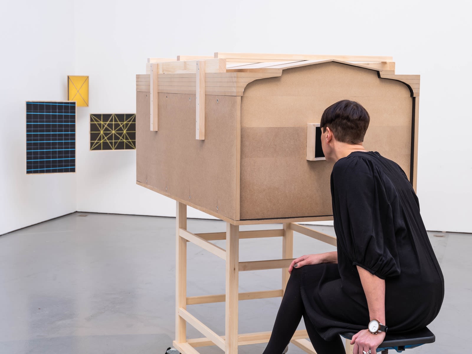 Matts Leiderstam Installation view 'What Does the Grid Do?', Konstakademien, Stockholm, Sweden, 2022