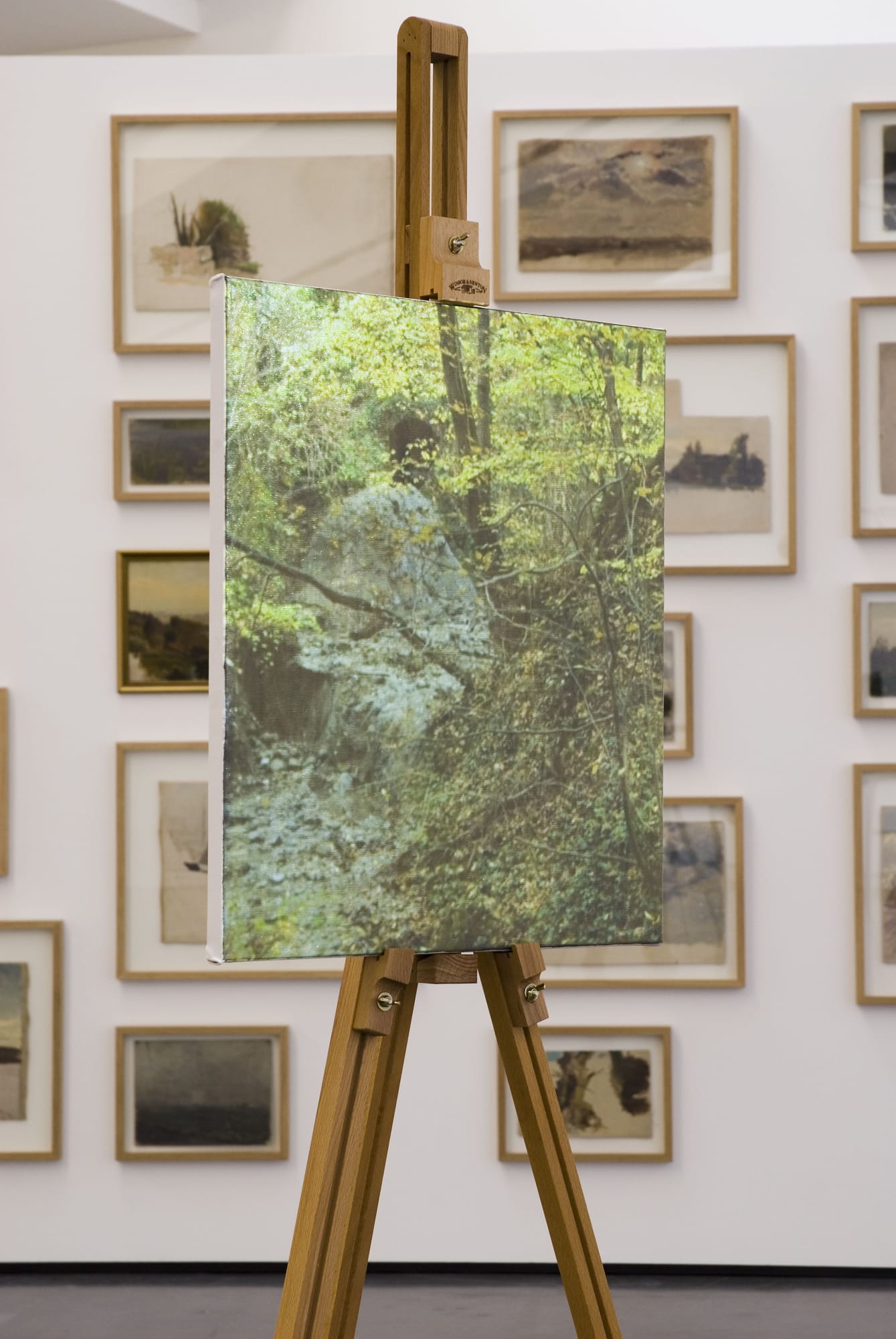 Matts Leiderstam Installation view, 'Neanderthal Landscape', Kunsthalle Düsseldorf, Düsseldorf, Germany, 2010