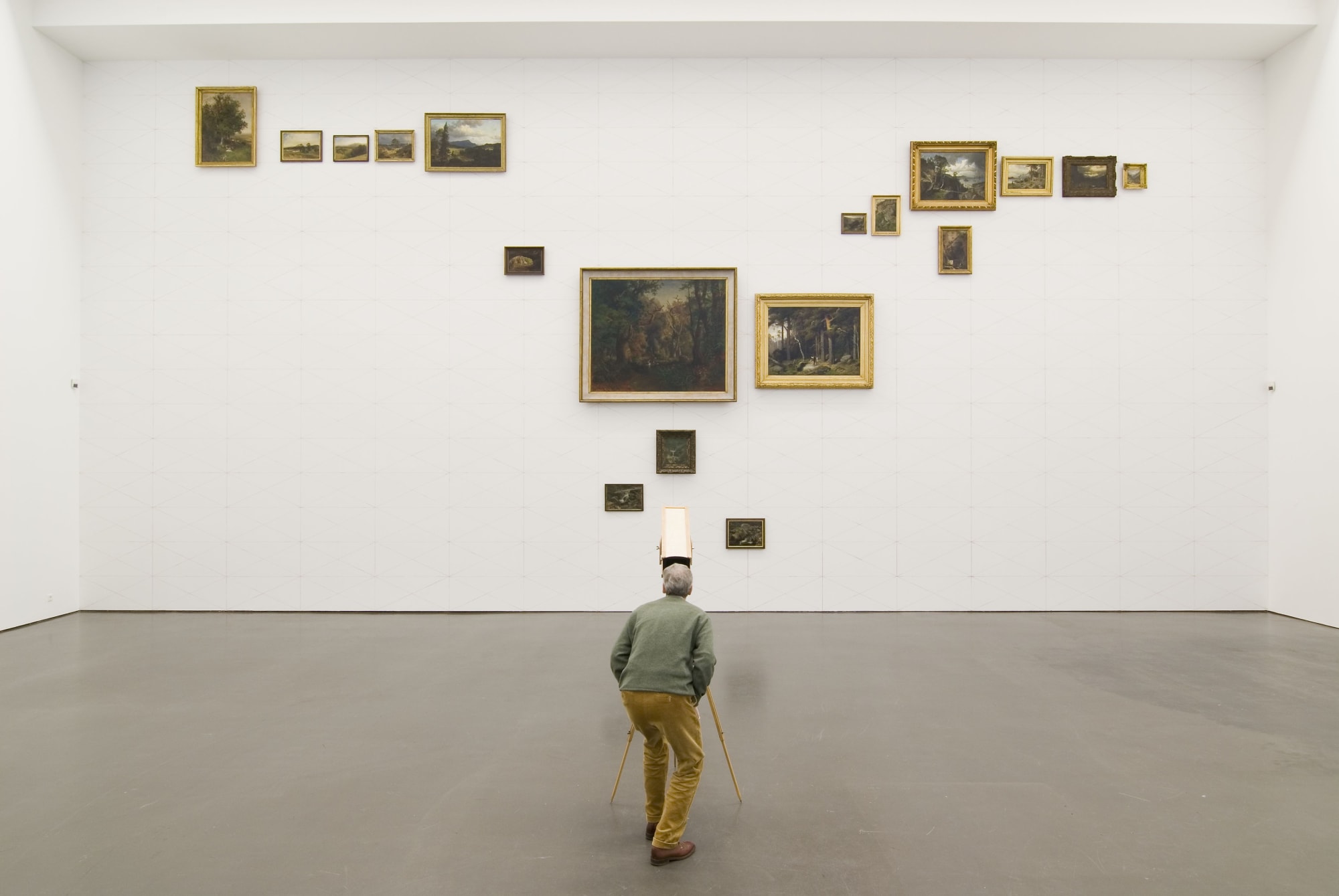 Matts Leiderstam Installation view, 'Neanderthal Landscape', Kunsthalle Düsseldorf, Düsseldorf, Germany, 2010