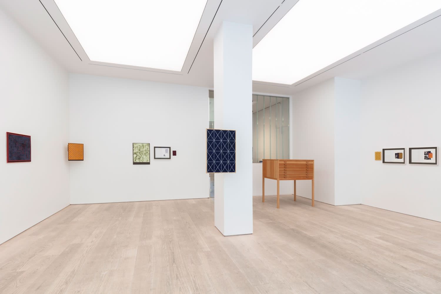 Matts Leiderstam Installation view 'Seen Through the Grid', Andréhn-Schiptjenko, Stockholm, Sweden, 2023