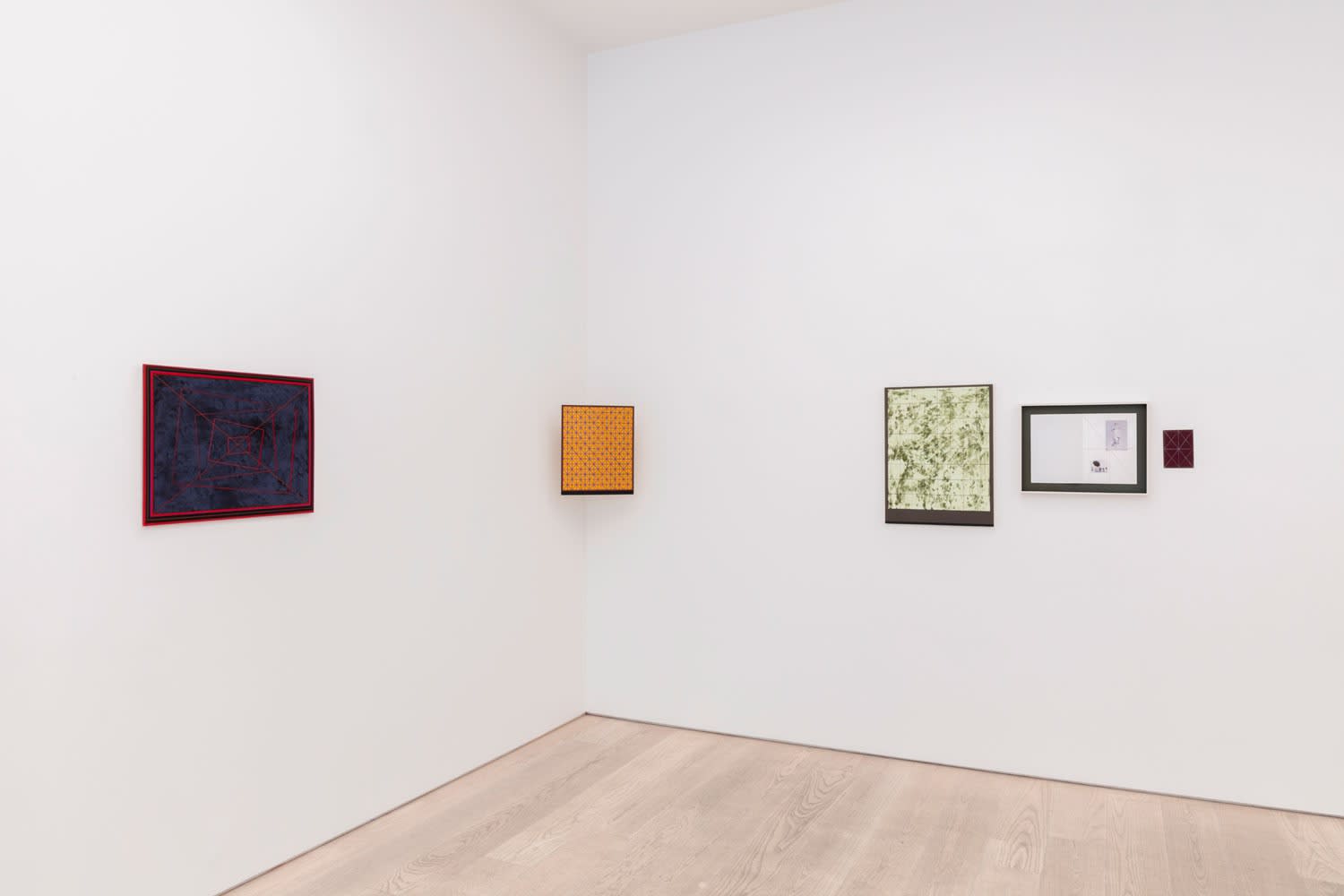 Matts Leiderstam Installation view 'Seen Through the Grid', Andréhn-Schiptjenko, Stockholm, Sweden, 2023