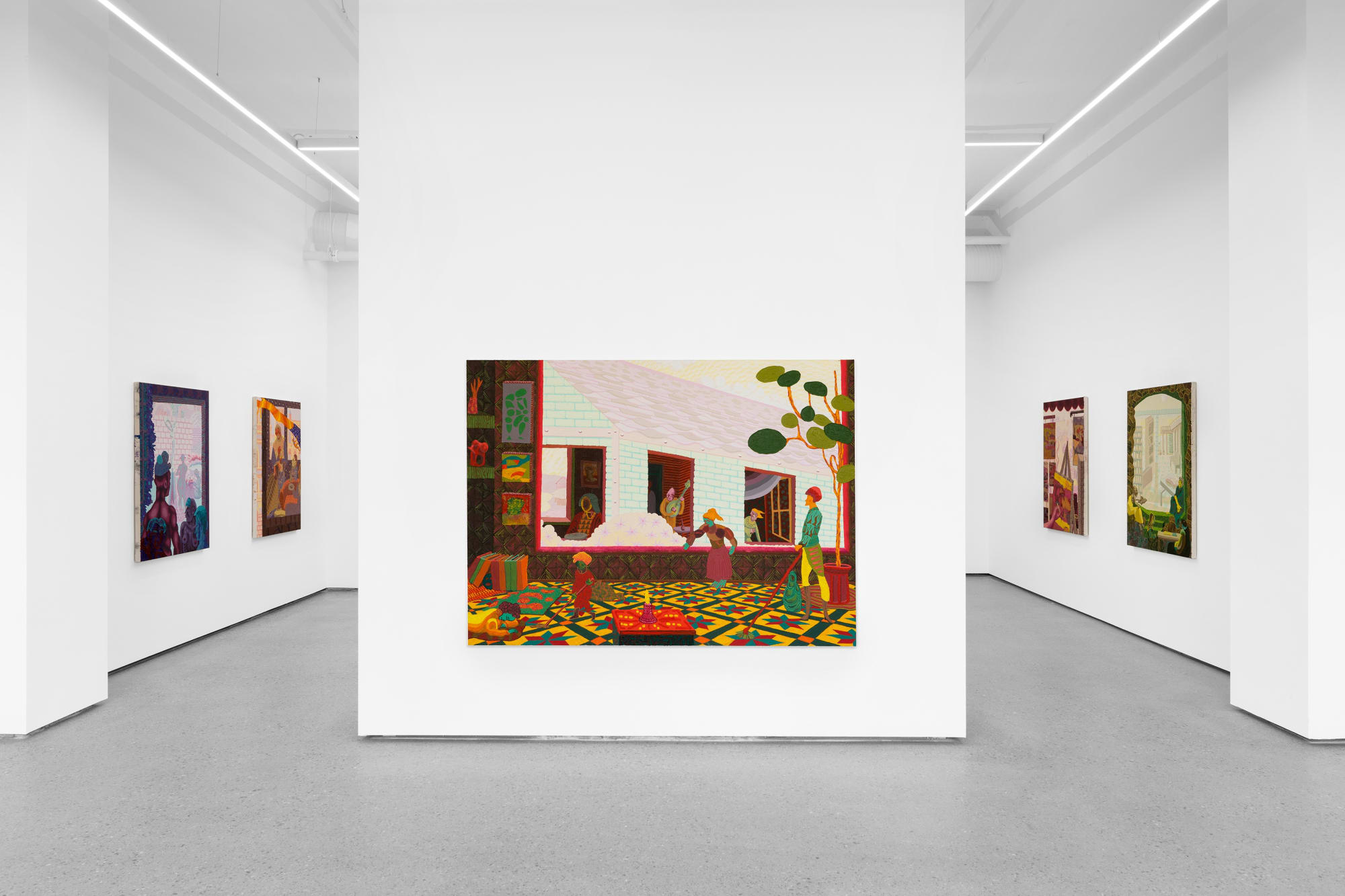 Mark Frygell Installation view, Bright Views from the Shade at Golsa, Oslo, Norway, 2023.