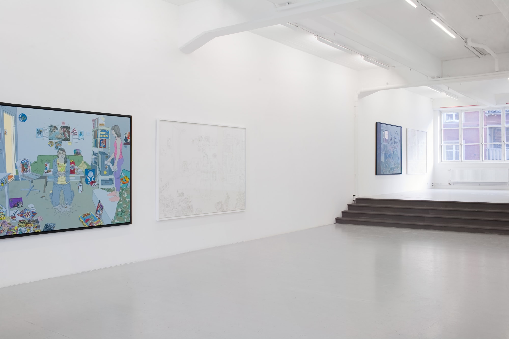 Omid Delafrouz Installation view The End at Andréhn-Schiptjenko, Stockholm, Sweden, 2011