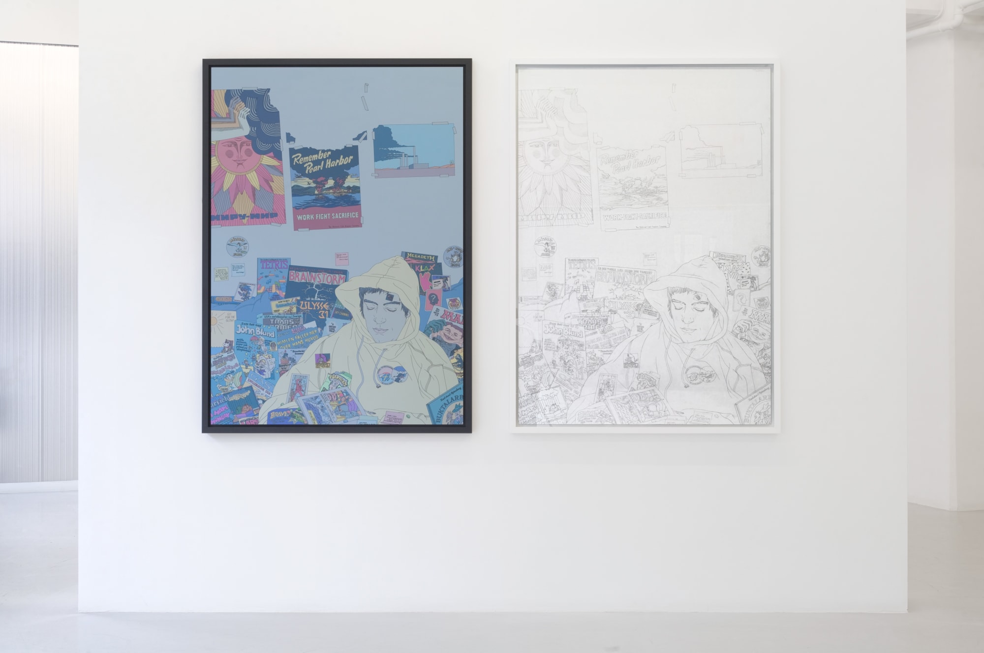 Omid Delafrouz Installation view The End at Andréhn-Schiptjenko, Stockholm, Sweden, 2011