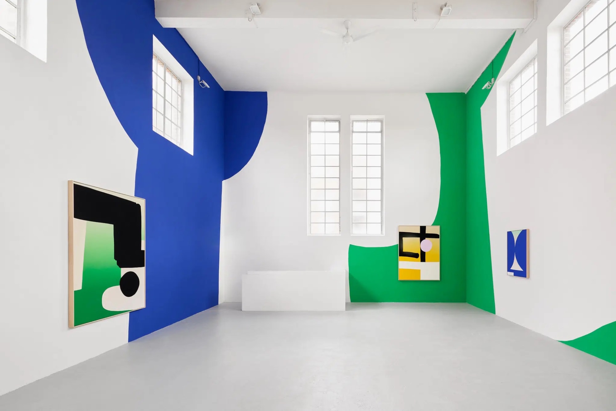 Cornelia Baltes Installation view, Tilt, Fuhrwerkswaage, Cologne, Germany, 2025