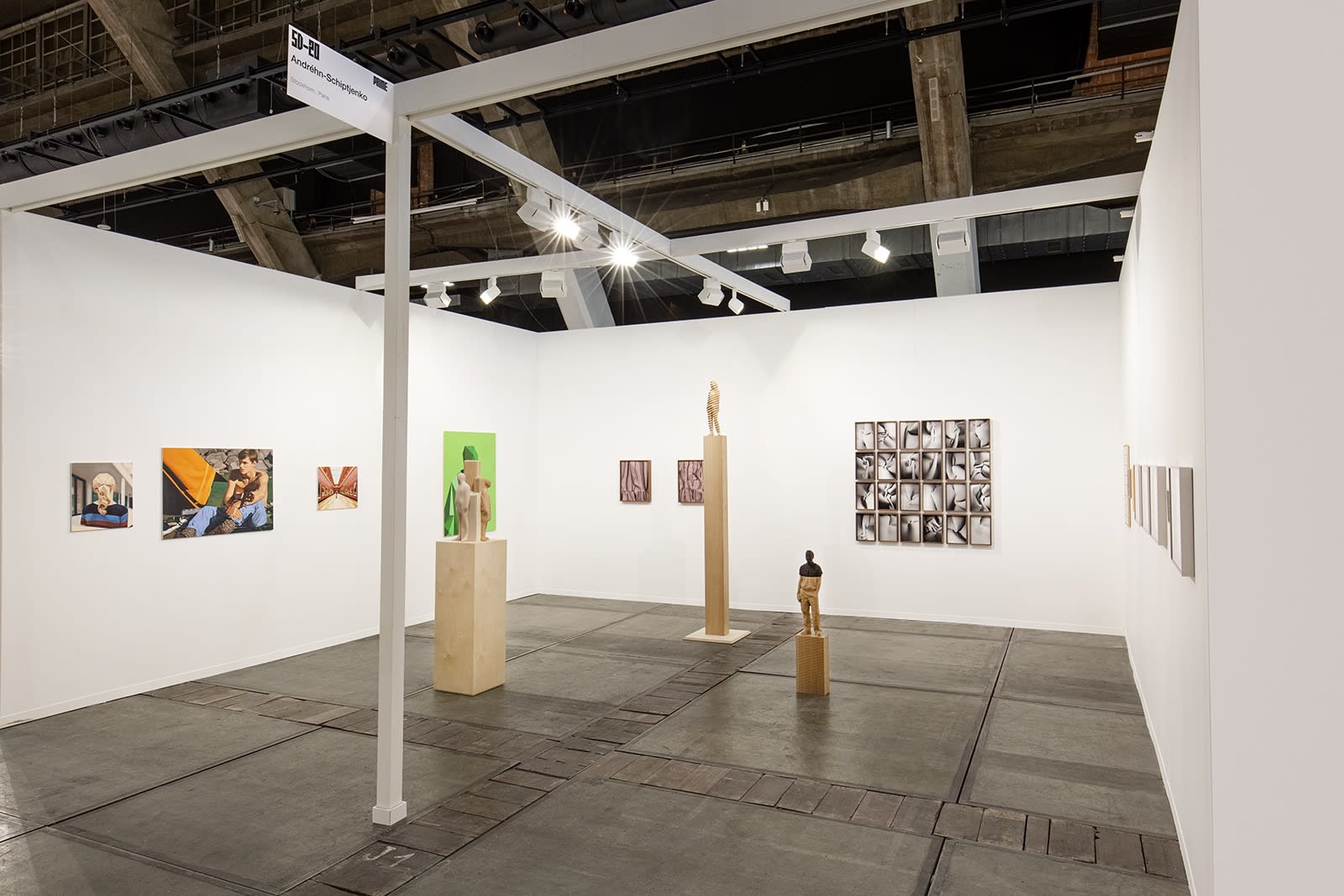 Lena Johansson, Xavier Veilhan, Martín Soto Climent, Matts Leiderstam Installation view, Art Brussels, Brussels, 2024