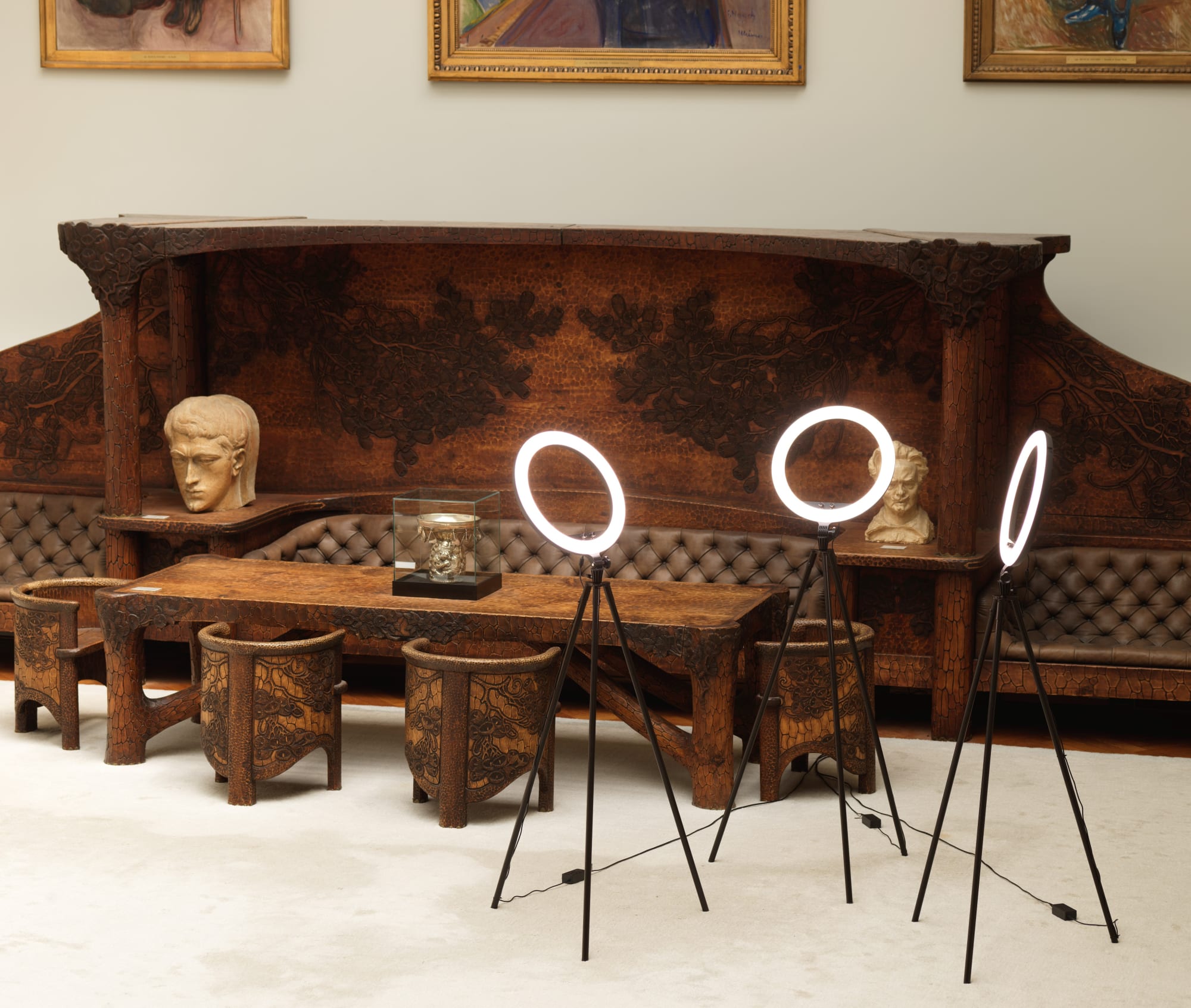 Installation view, Katarina Löfström, Visions, Thielska Galleriet, Stockholm, Sweden. Photo: Per Myrehed