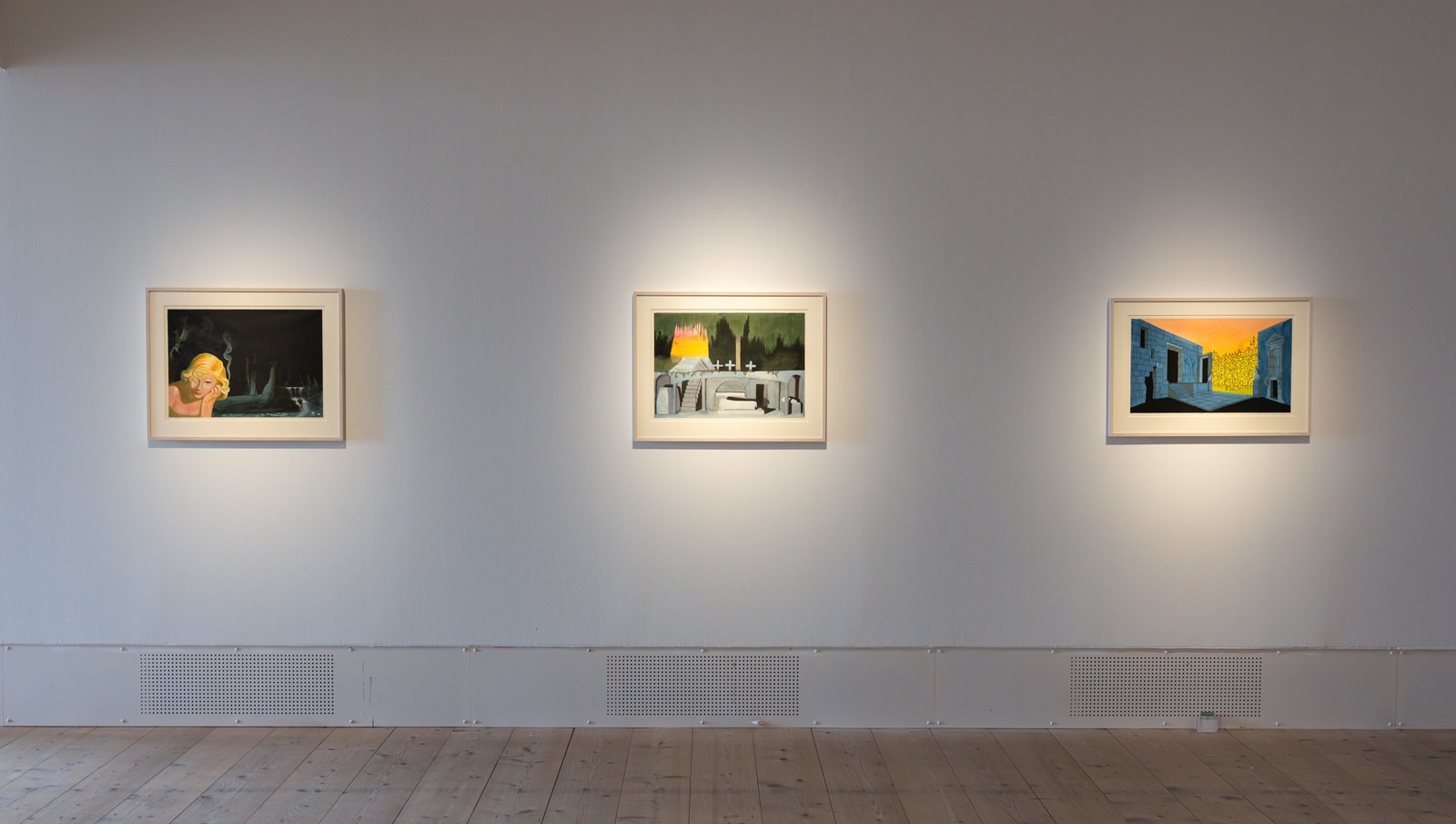 Martin Jacobson Installation view, A Dream About Roses and Butterflies, Varbergs Konsthall, Varberg, Sweden, 2024