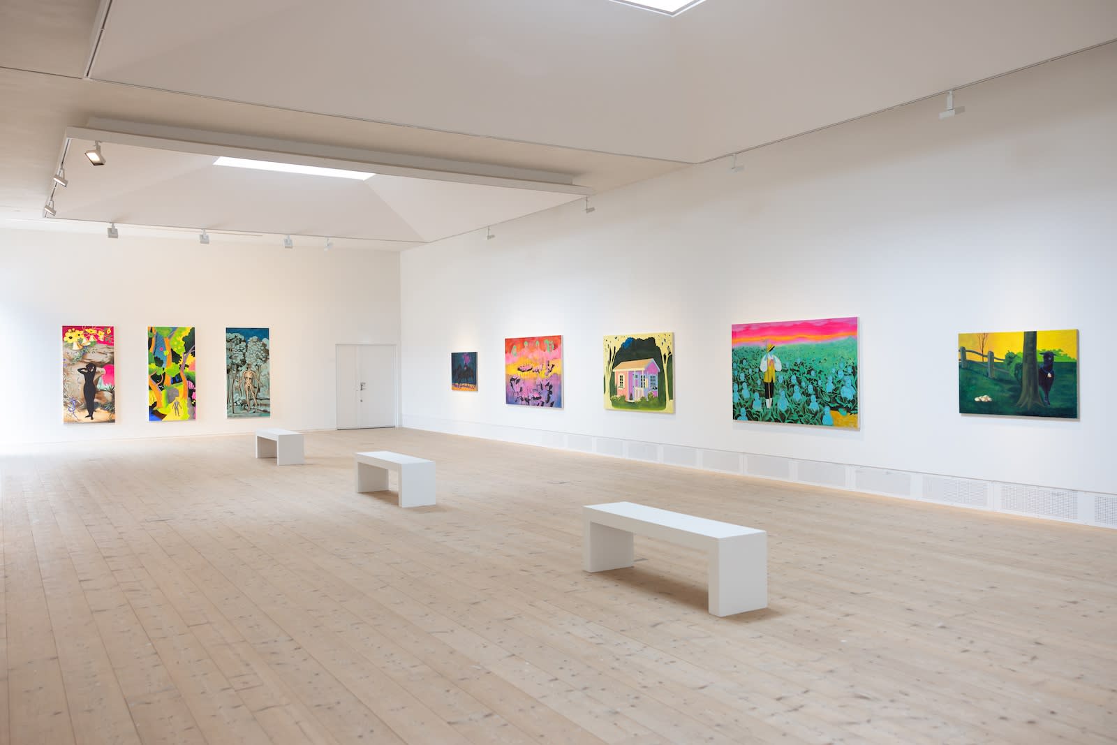 Martin Jacobson Installation view, A Dream About Roses and Butterflies, Varbergs Konsthall, Varberg, Sweden, 2024