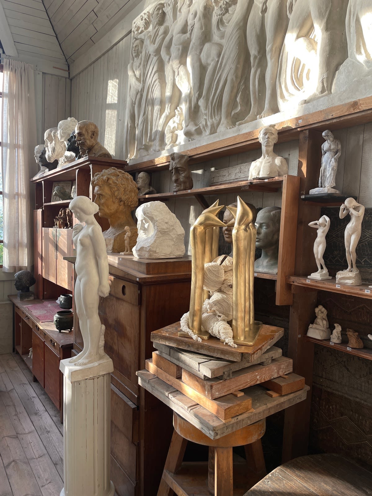 Theresa Traore Dahlberg Installation view, Hidden Tales, Carl Eldhs Ateljémuseum, Stockholm, Sweden, 2025