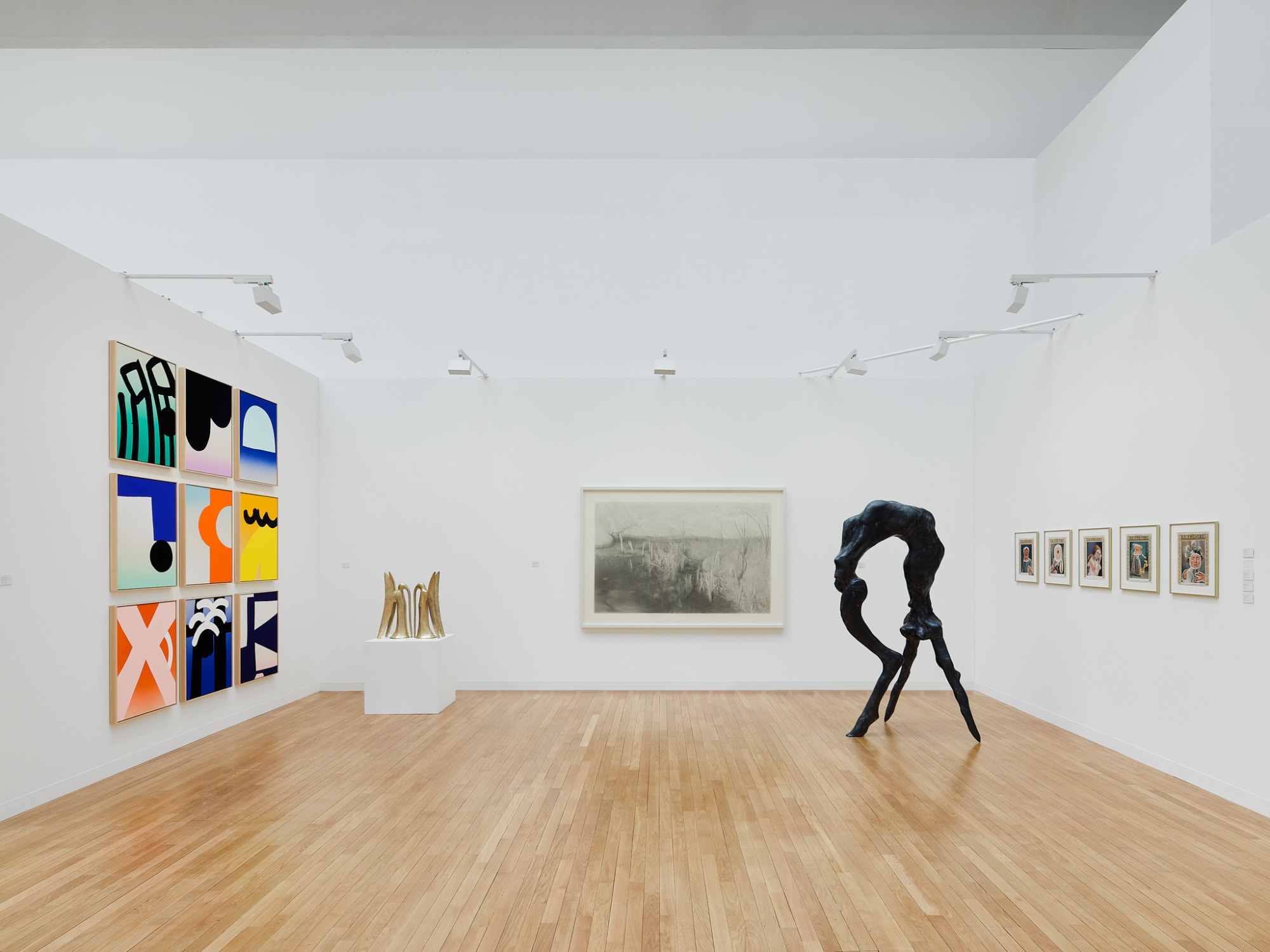 Installation view, Andréhn-Schiptjenko at Art Basel Paris 2025, booth G2, South-East Gallery, First Floor.