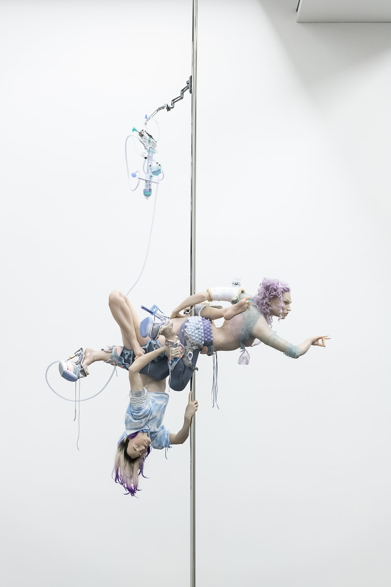 Cajsa von Zeipel, X Plus X Equals x, 2021. Installation view in Journey Through A Body, Kunsthalle Düsseldorf, Düsseldorf, Germany. Photo: Katja Illner.