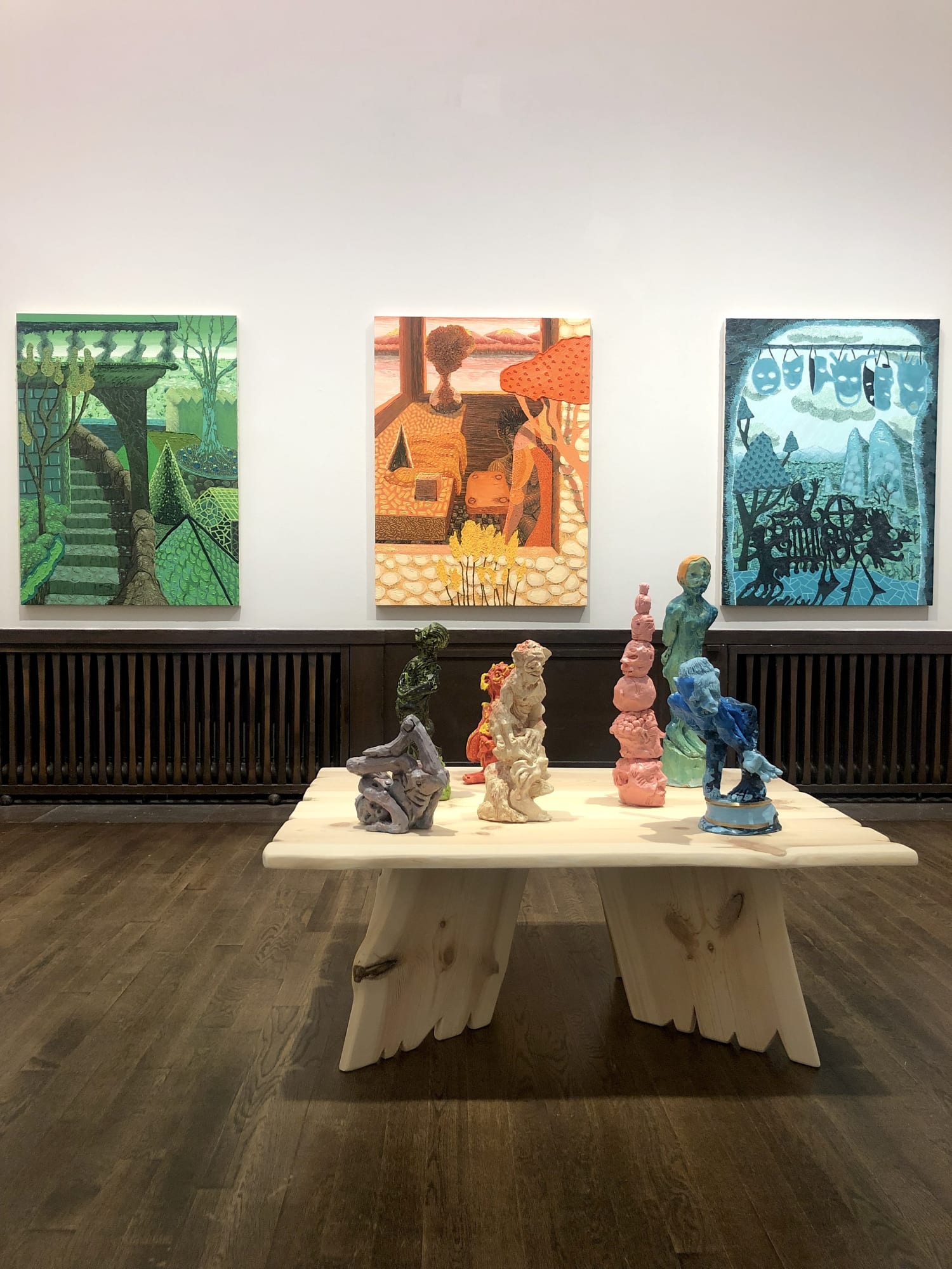 Installation view, Mark Frygell at Market Art Fair, Liljevalchs konsthall, Stockholm, Sweden, 2021