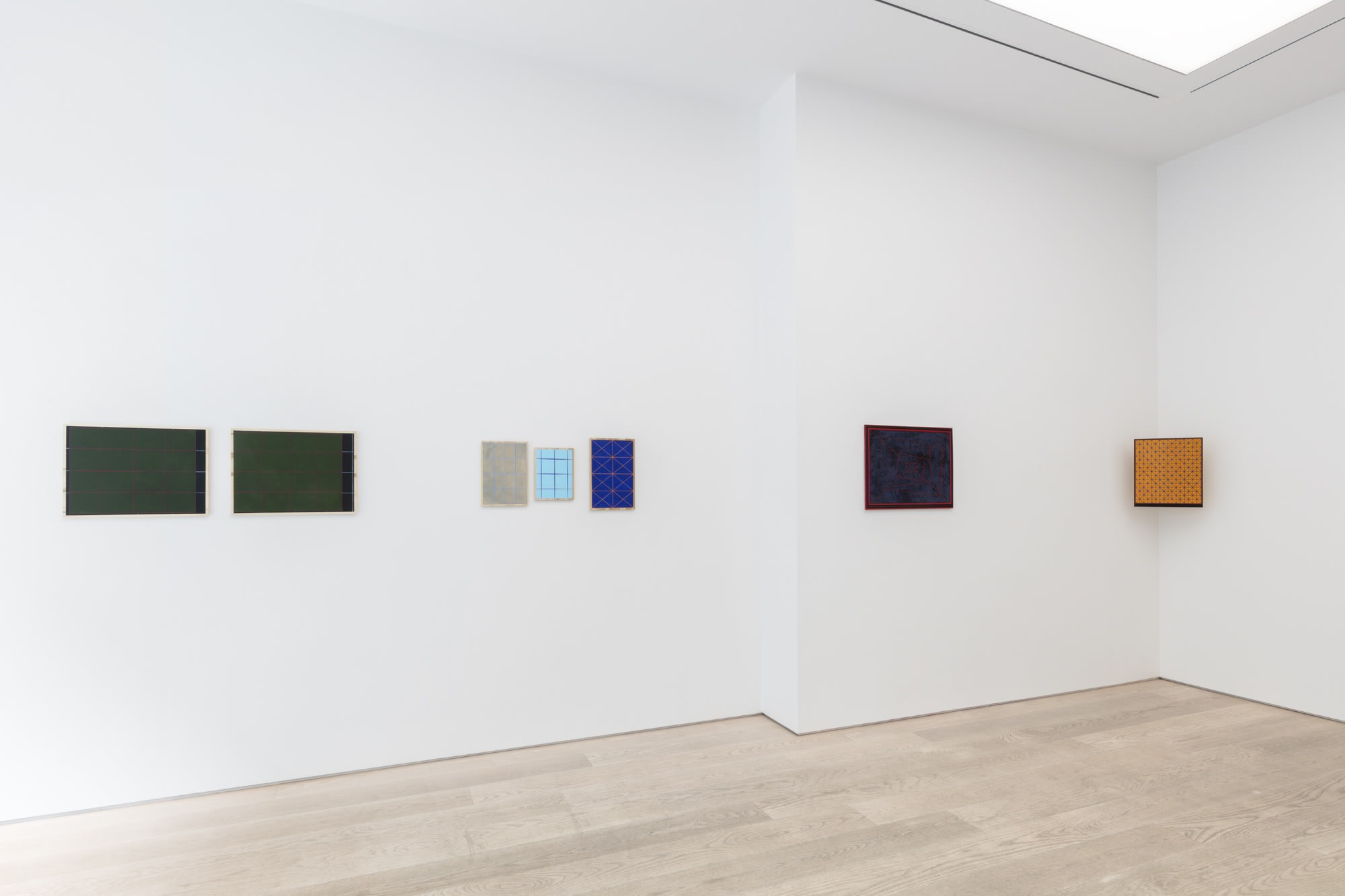 Matts Leiderstam Installation view, Seen Through the Grid, Andréhn-Schiptjenko, Stockholm, Sweden, 2023