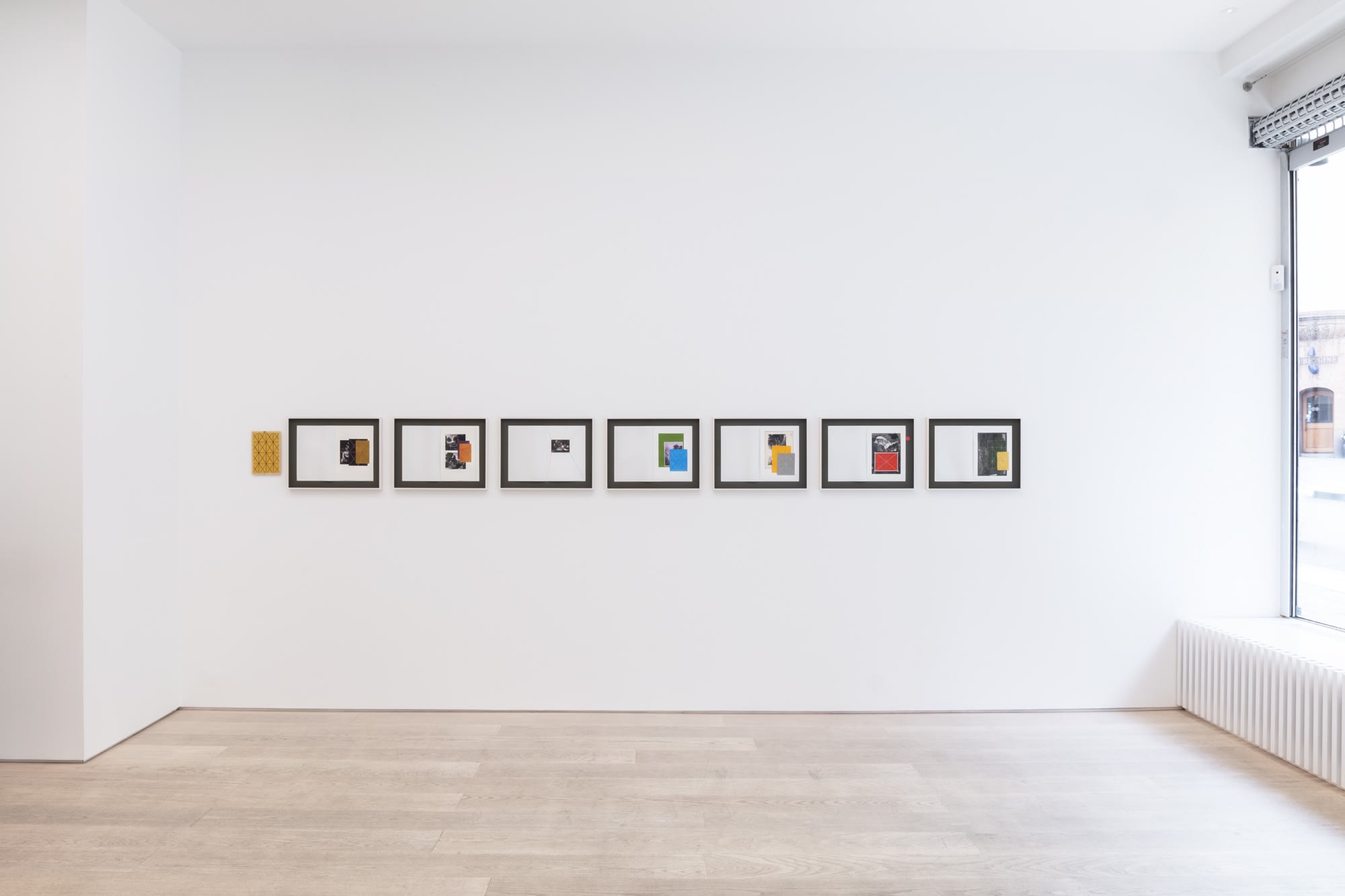 Matts Leiderstam Installation view, Seen Through the Grid, Andréhn-Schiptjenko, Stockholm, Sweden, 2023