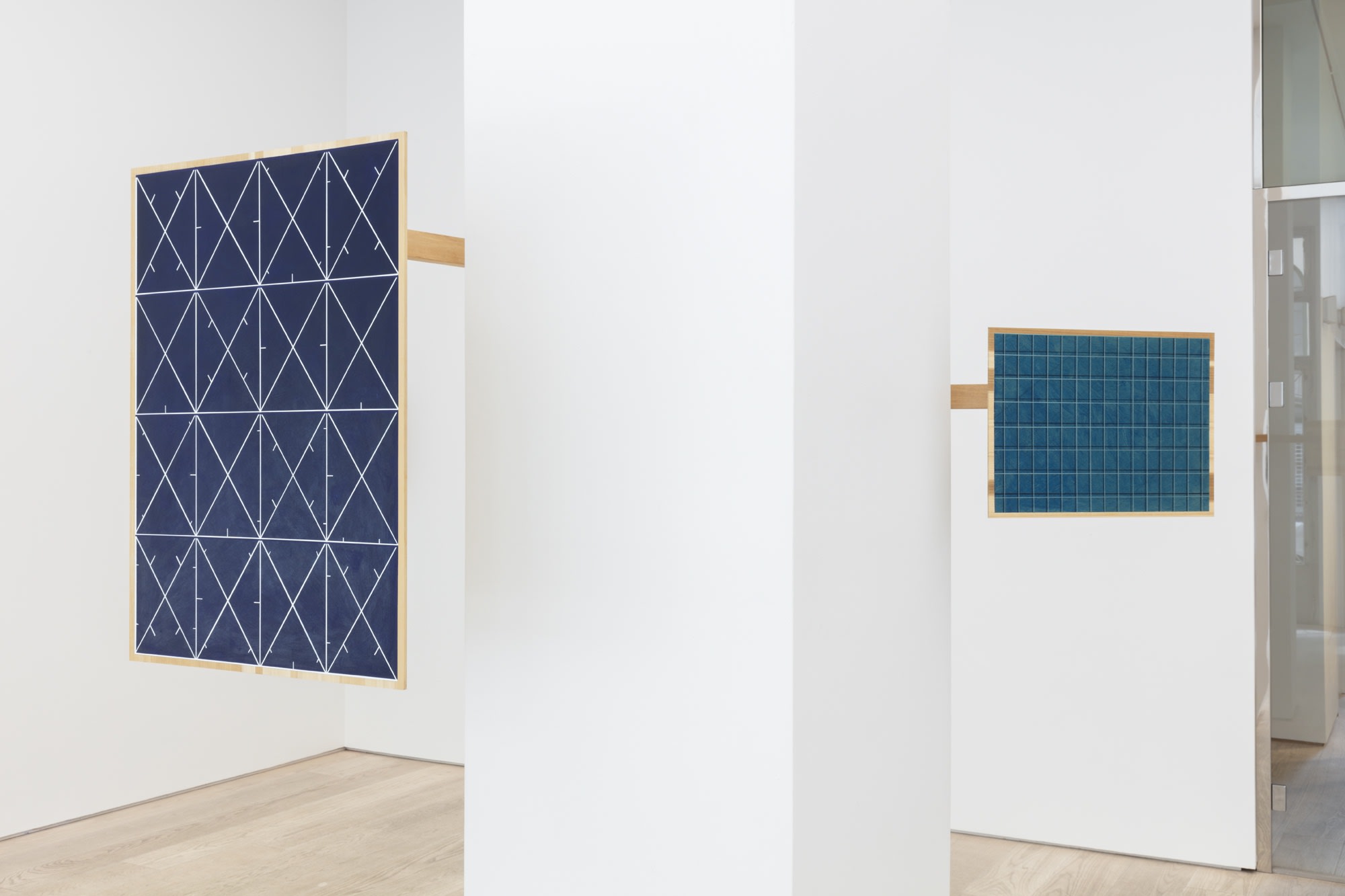 Matts Leiderstam Installation view, Seen Through the Grid, Andréhn-Schiptjenko, Stockholm, Sweden, 2023