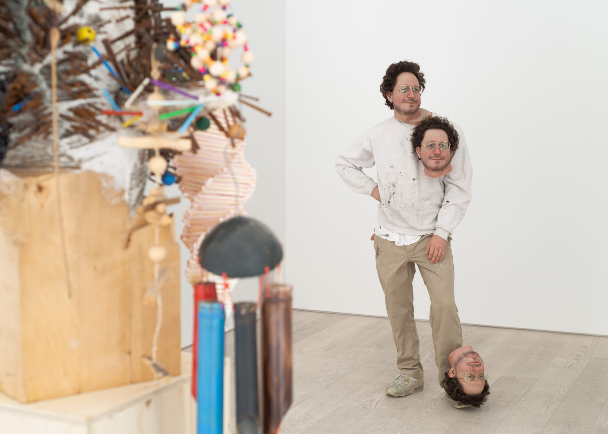 Installation view, Echo - Jake Chapman, Tony Matelli, Cajsa von Zeipel at Andréhn-Schiptjenko, Stockholm, 2024