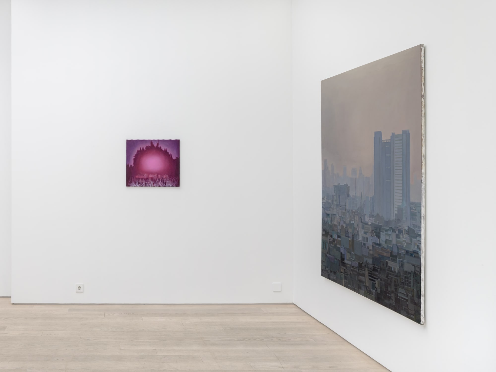 Kristina Jansson Installation view, Paintings For People In Trouble, Andréhn-Schiptjenko, Stockholm, Sweden, 2024