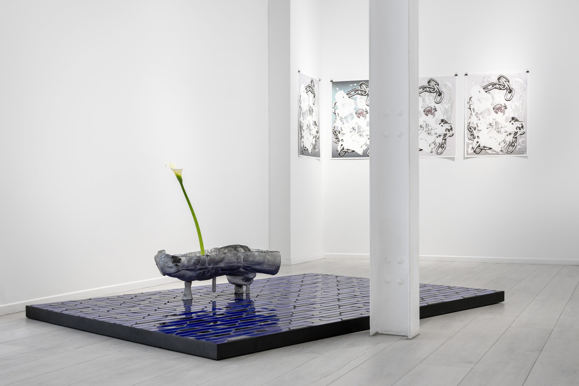 José León Cerrillo Installation view, vanitas at Andréhn-Schiptjenko Paris, 2025.