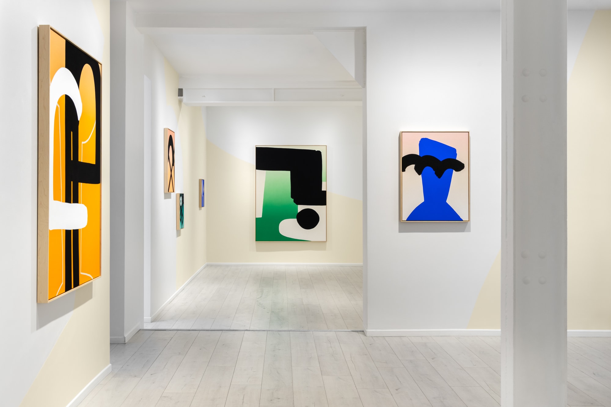 Cornelia Baltes Installation view, The Sun Stumbles In, Andréhn-Schiptjenko Paris, France, 2025.