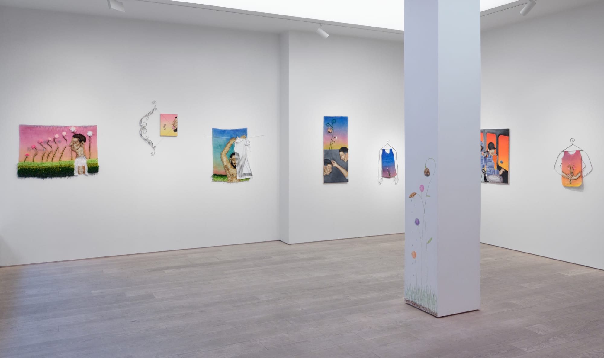 Amine Habki Installation view 'I Will Sew Up All the Petals of Your Garden' Andréhn-Schiptjenko, Stockholm, Sweden, 2025