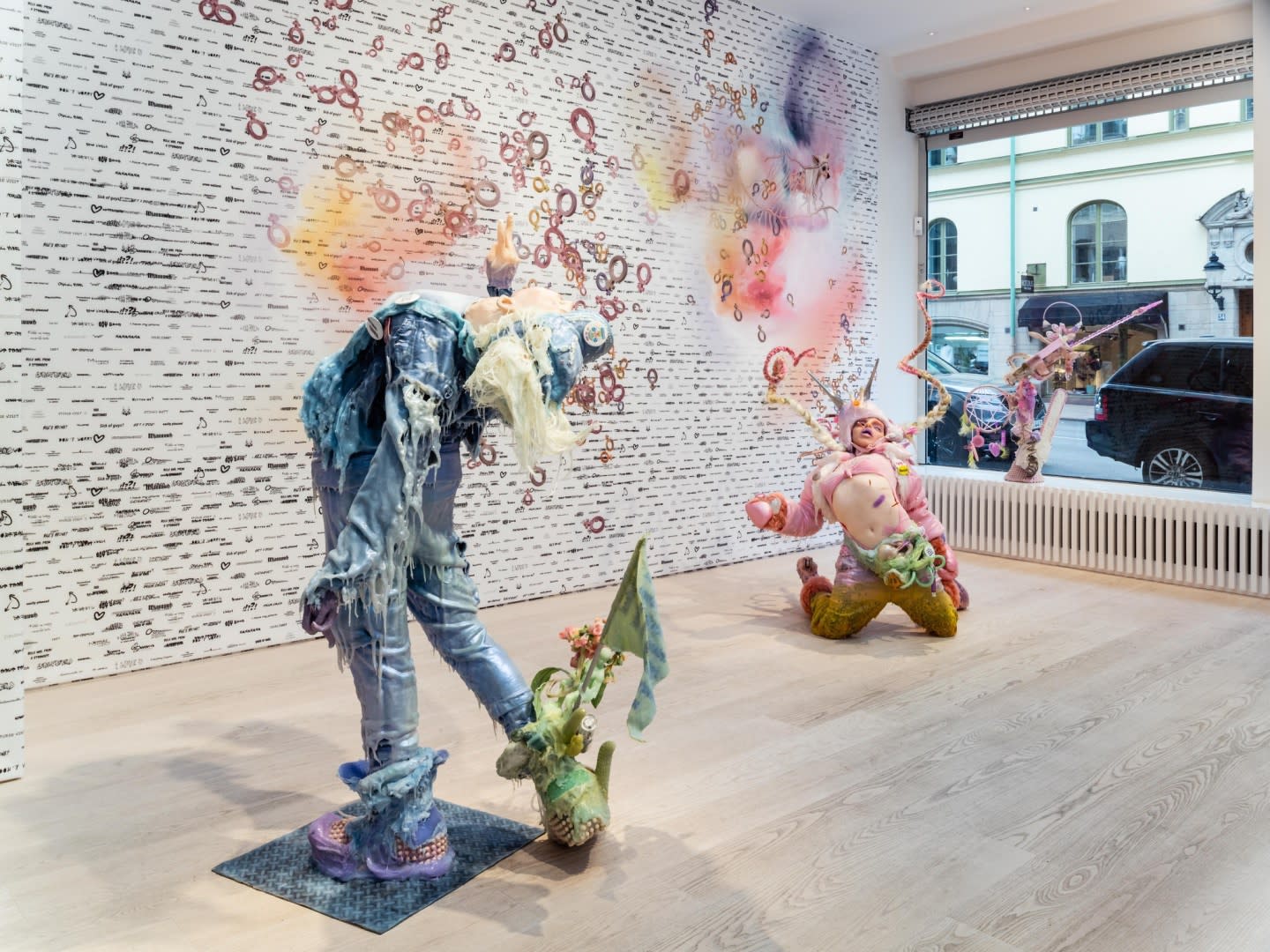 Cajsa von Zeipel Installation view "Futuristic Lesbian", Andréhn-Schiptjenko, Stockholm, Sweden, 2019