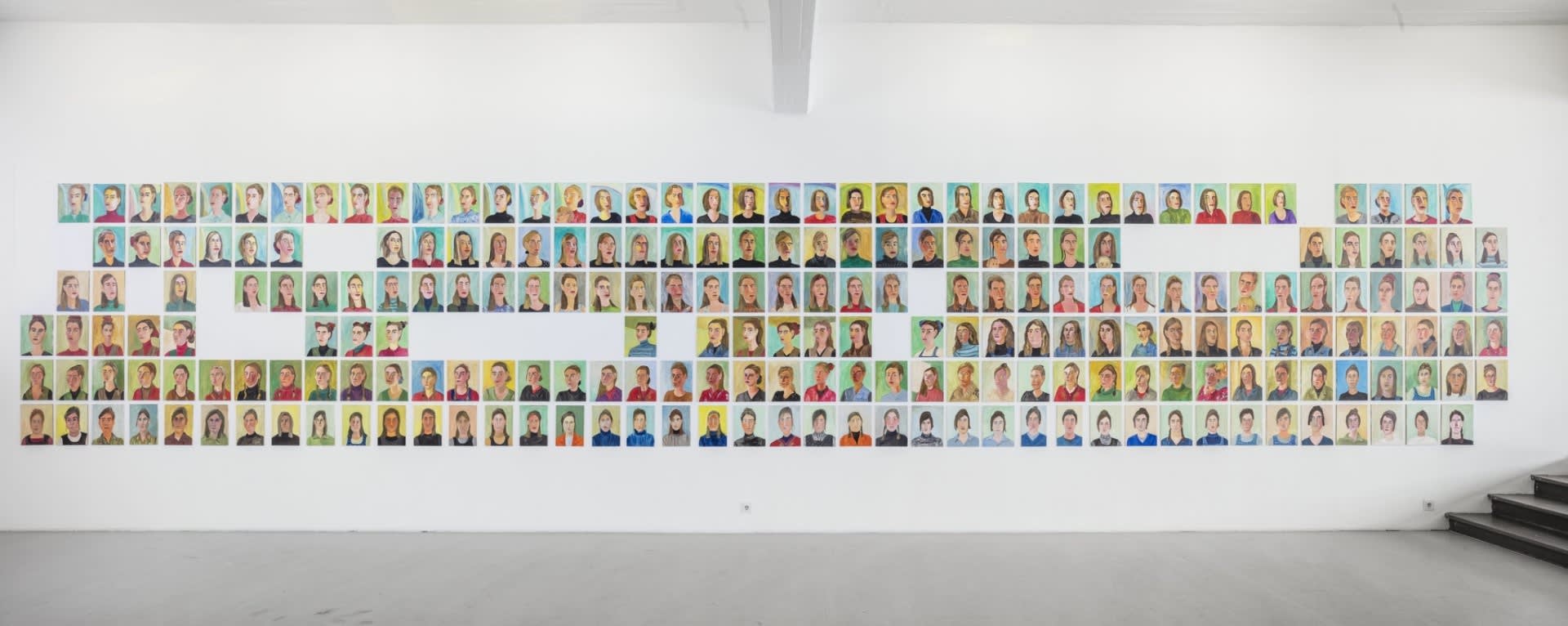 Carin Ellberg Installation view "Selfportraits", Andréhn-Schiptjenko, Stockholm, Sweden, 2017