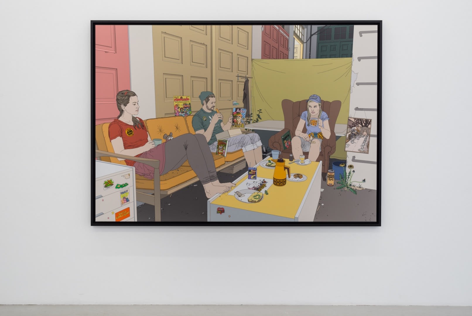 Omid Delafrouz Installation view "The Lost Image" Andréhn-Schiptjenko, Stockholm, 2016