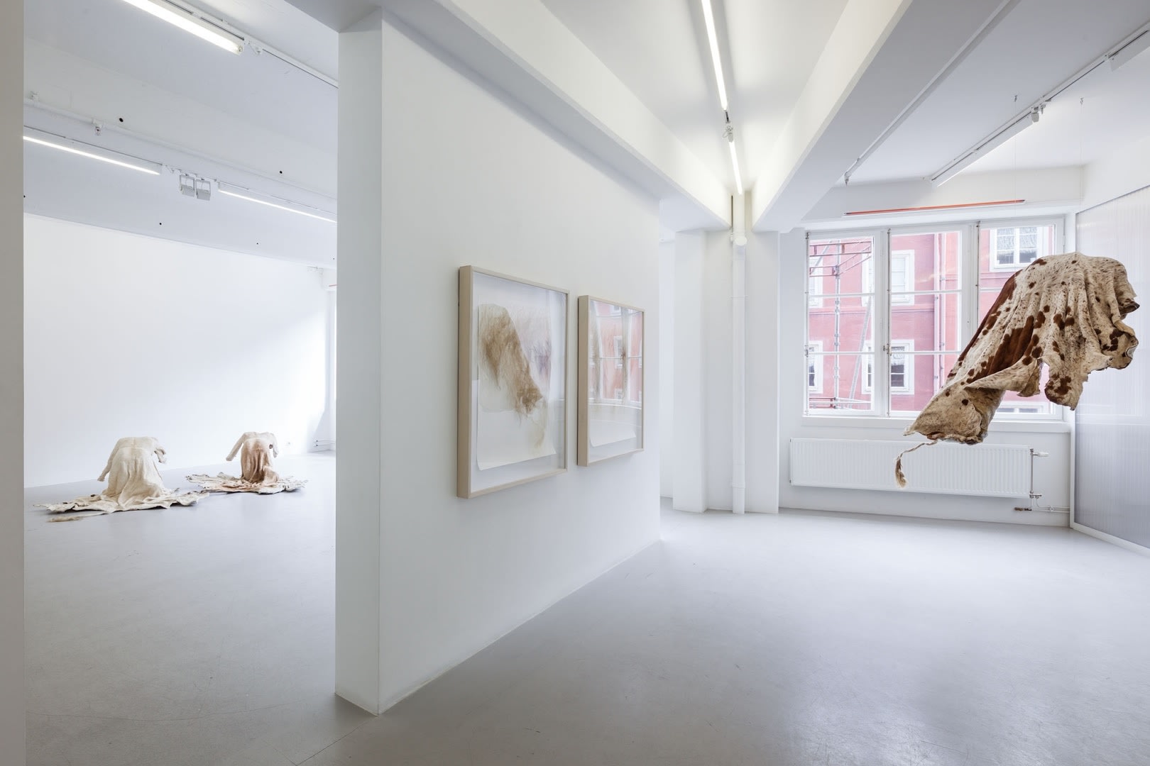 Nandipha Mntambo Installation view, Andréhn-Schiptjenko, Stockholm, Sweden, 2013