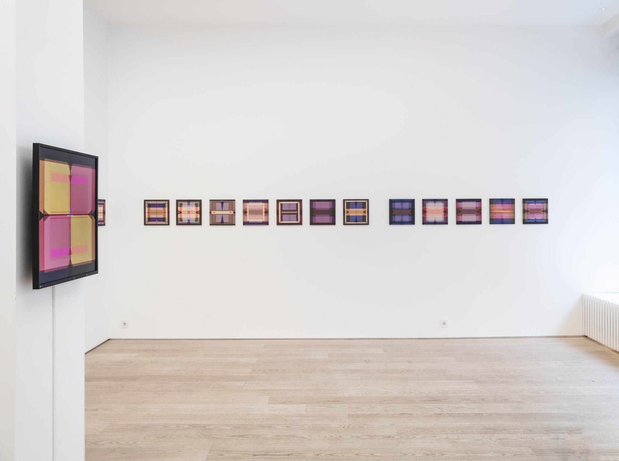 Katarina Löfström Installation view Point Blank at Andréhn-Schiptjenko, Stockholm, 2021