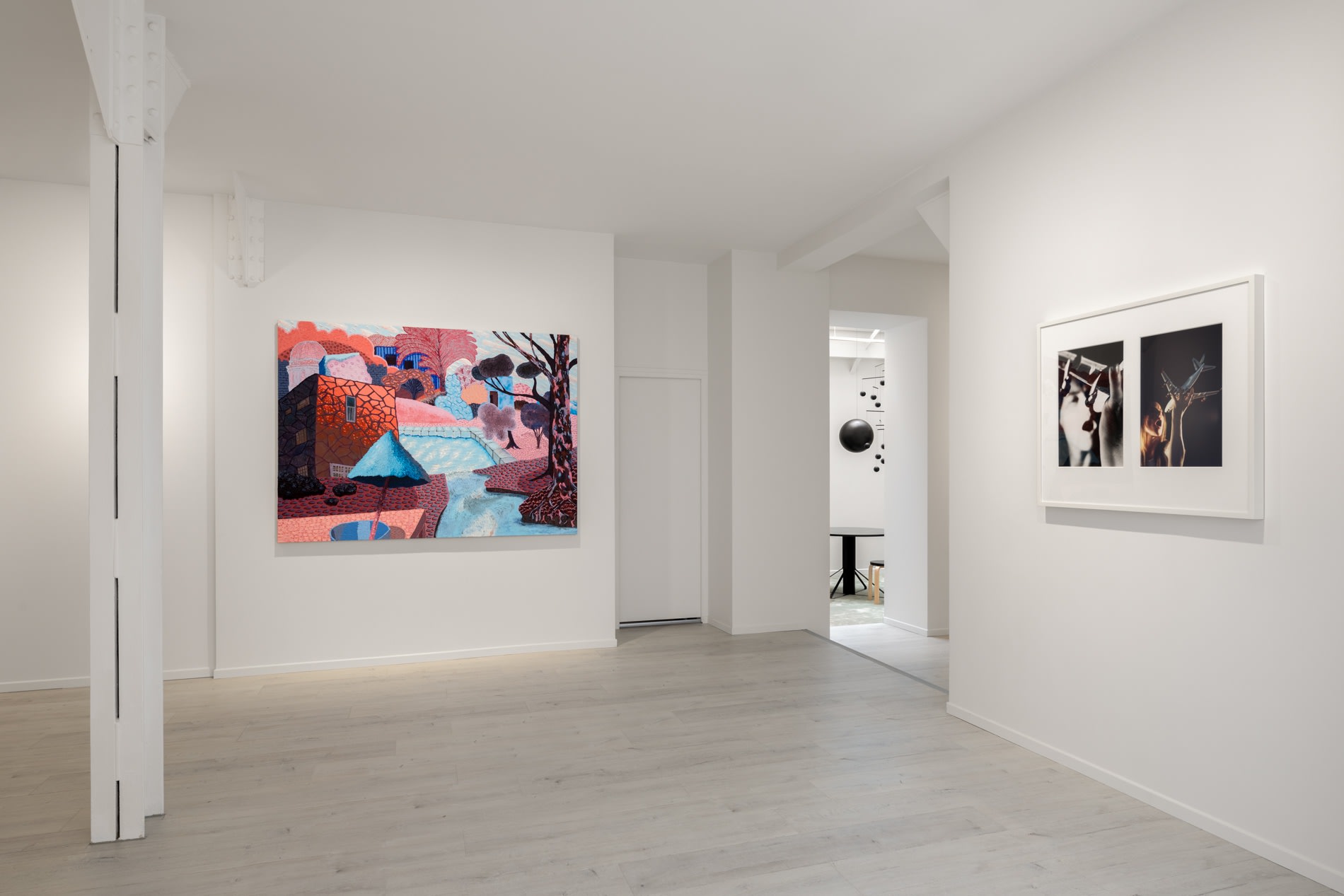 Installation view, 'M O V I N G', Andréhn-Schiptjenko, Paris, France, 2022