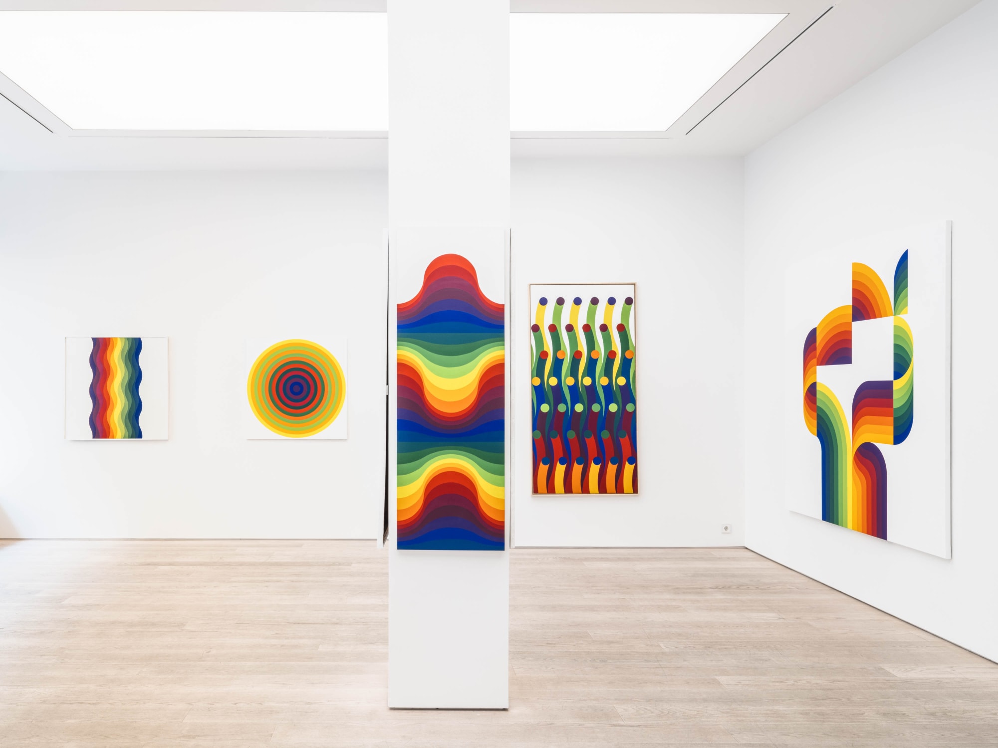 Julio Le Parc Installation view, Andréhn-Schiptjenko, Stockholm, Sweden, 2022