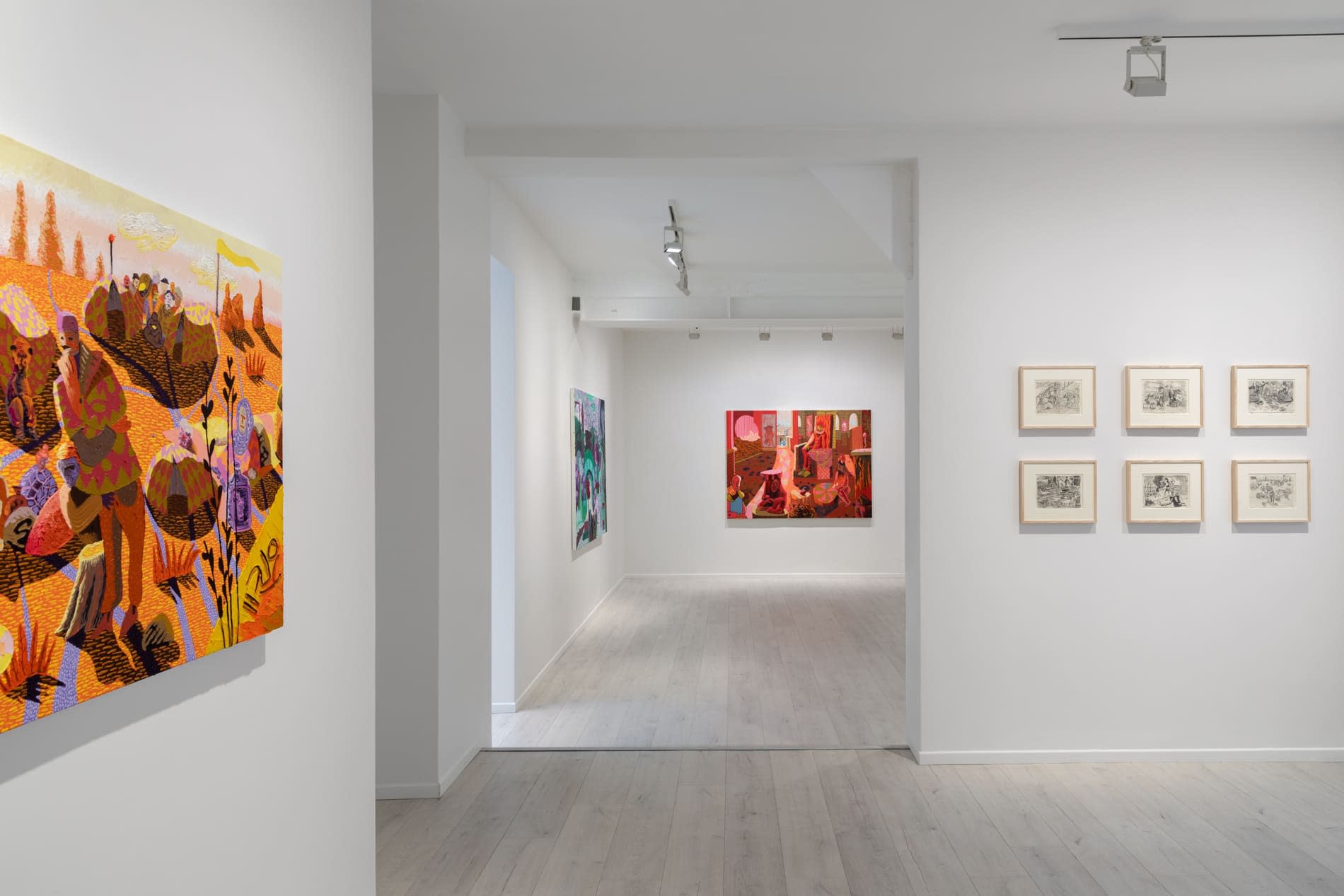 Exhibition view, Iterative Fantasies at Andréhn-Schiptjenko Paris, 2022