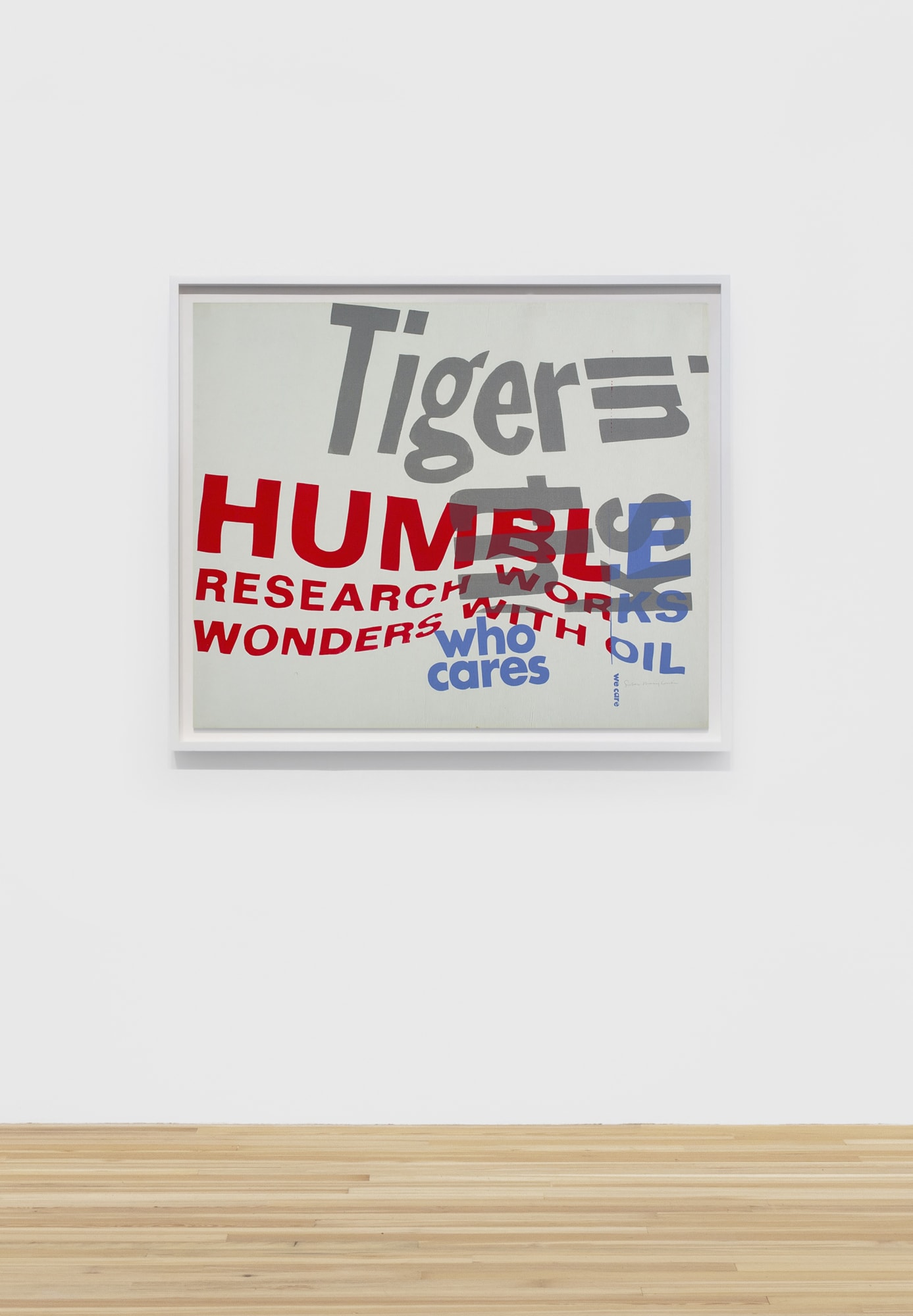 Corita Kent we care, 1966 Screenprint 30 x 36 in (76.2 x 91.4 cm)