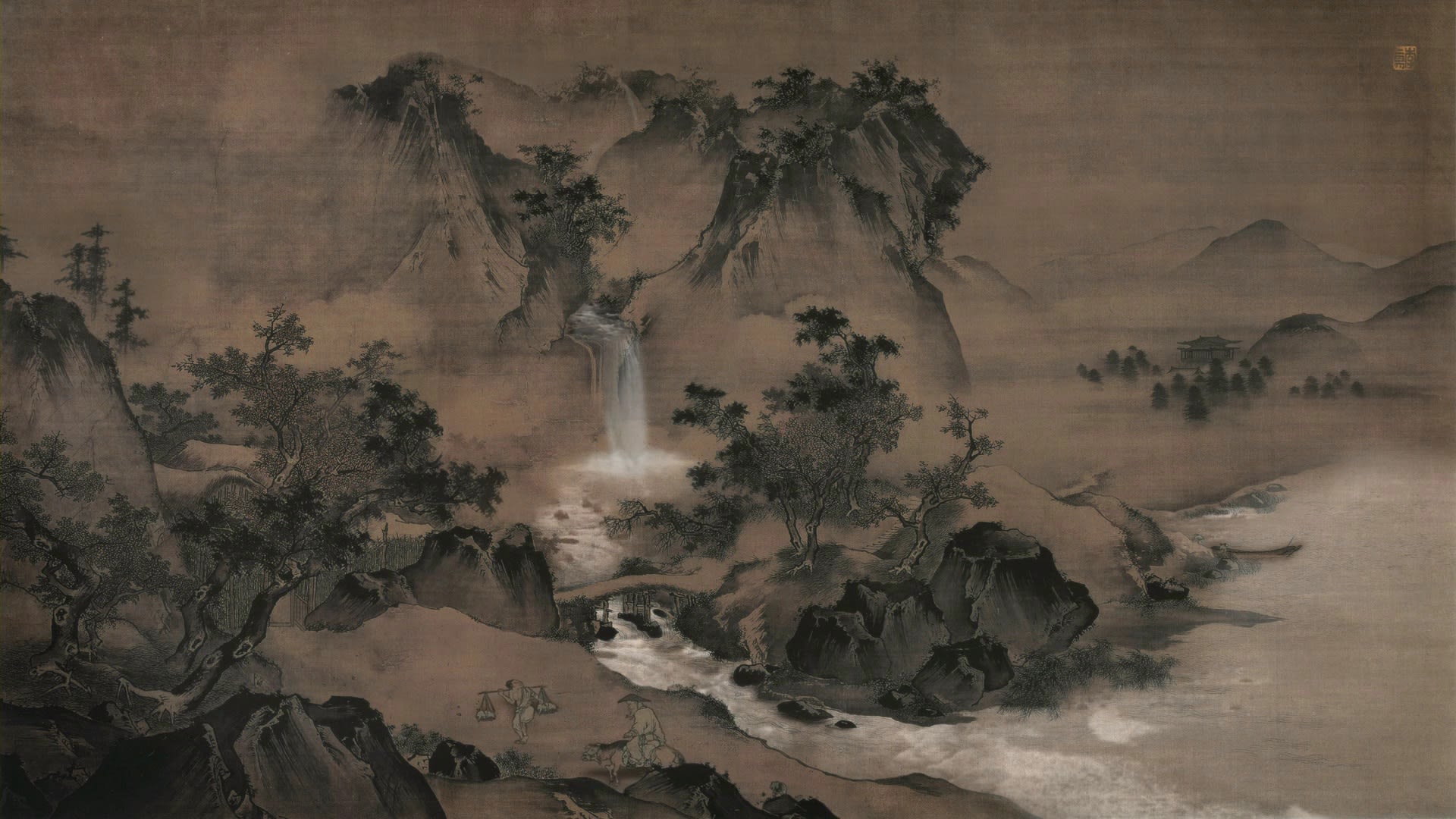 ©︎ Leenam Lee, “Landscape of Wang Shichang”, 2013, 65inch LED TV, 9min 4sec