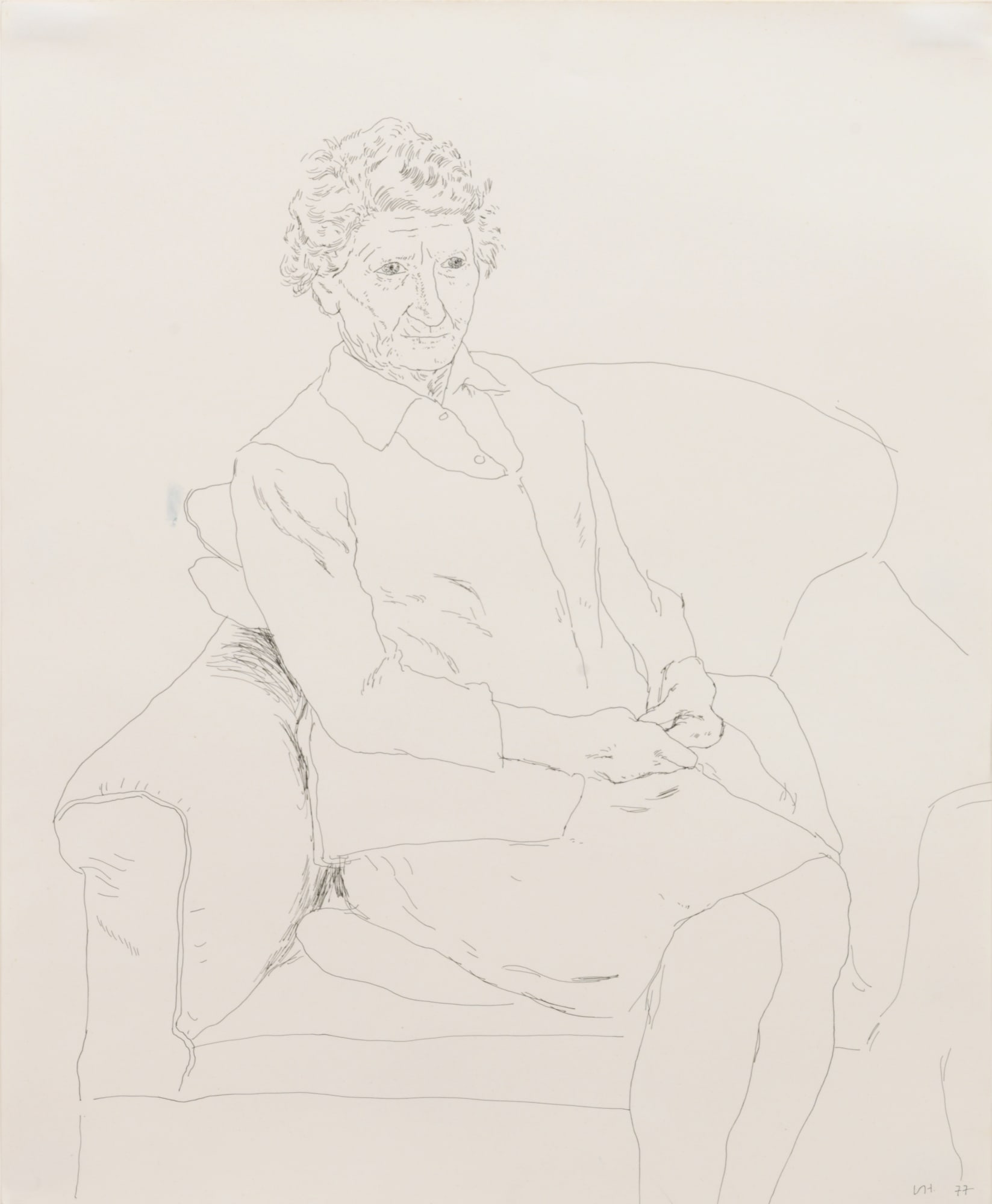 David Hockney, Mother, Wales, 1977