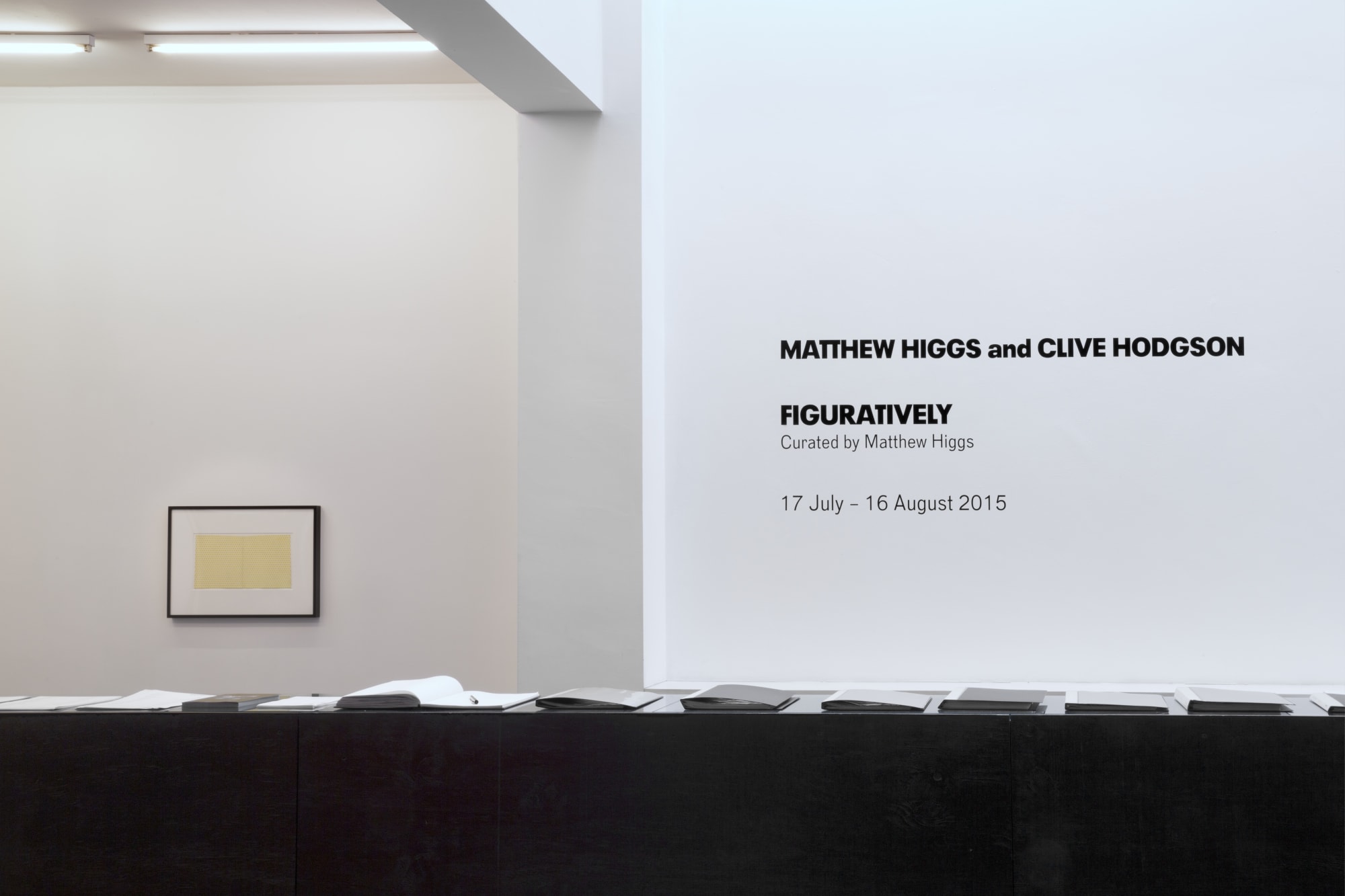 MATTHEW HIGGS with CLIVE HODGSON