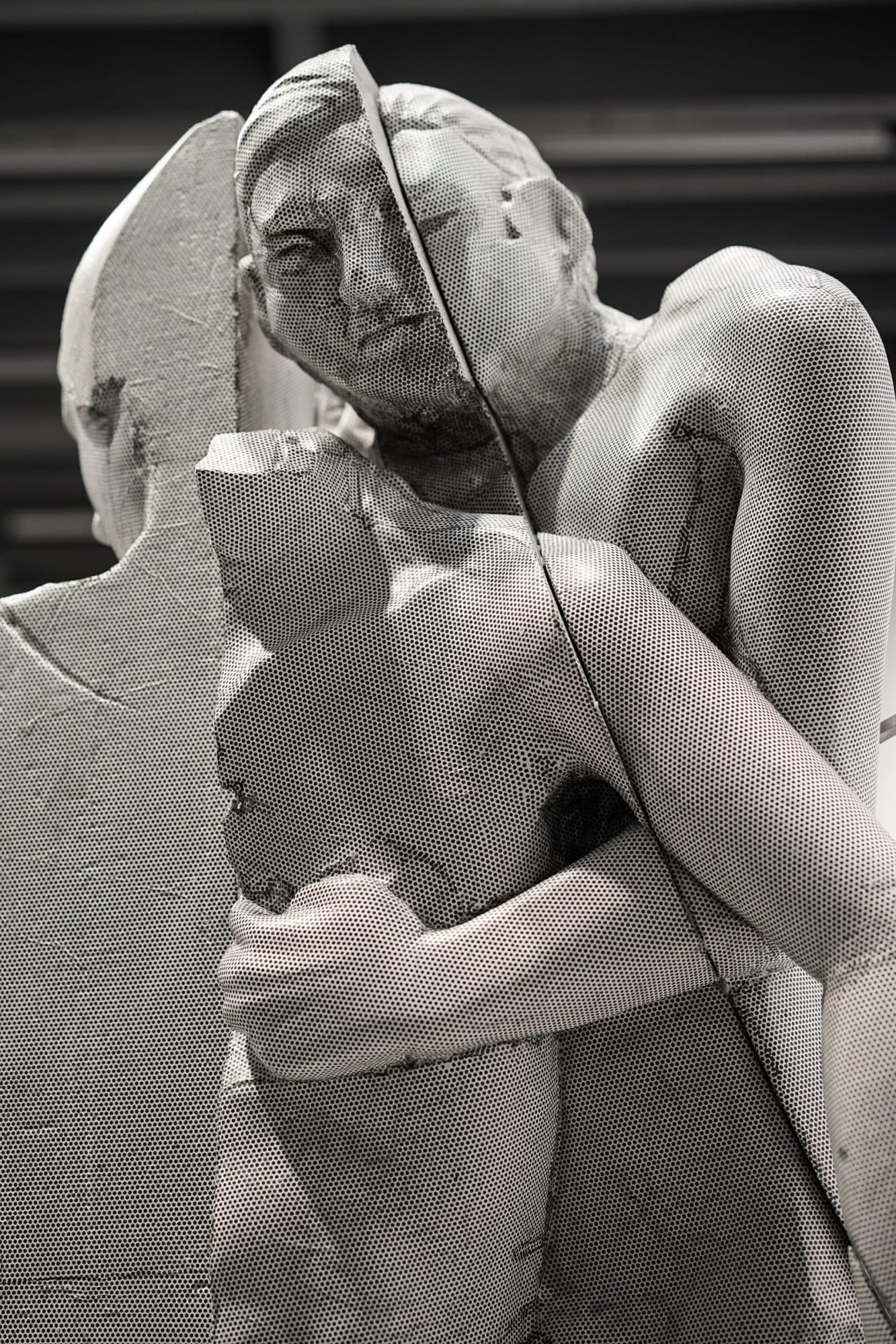 Installation view of Matthew Monahan's solo show. Detail of sculpture.