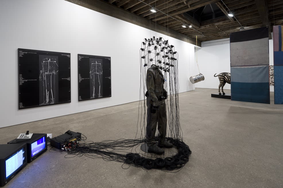 Installation view of Michael Joo's solo show. Another view of Future Perfect.