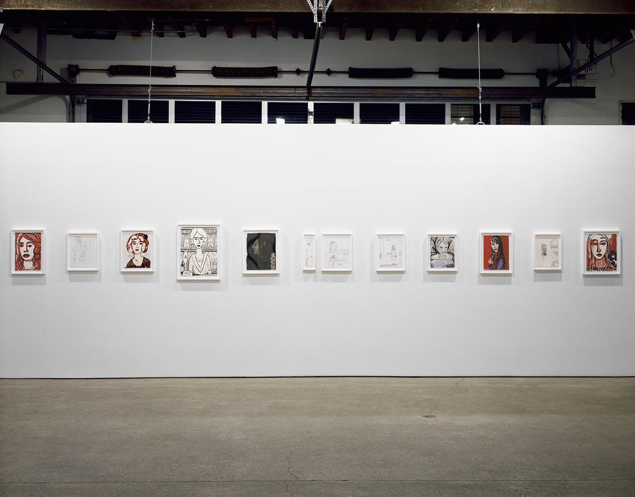 A group of paintings and drawings by L.A. based artist Brian Calvin, making a subtle turn from his previously known work, will be on view for his second solo show at Anton Kern Gallery until October 14, 2006. It has been said that Brian Calvin’s paintings