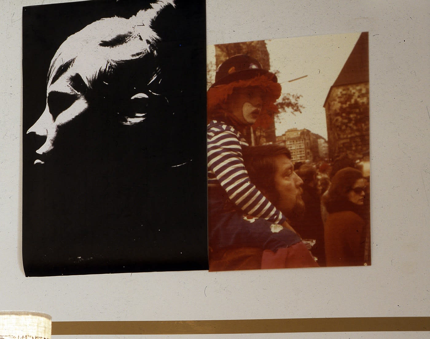 Installation view of Kai Althoff's first show in NYC, featuring drawings, photos, and a sculpture. Photo featured.